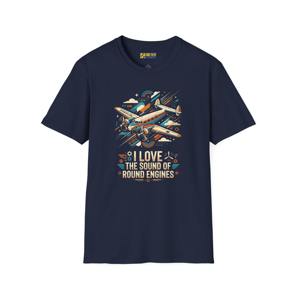 I Love the Sound of Round Engines Lockheed Electra Jr Tee