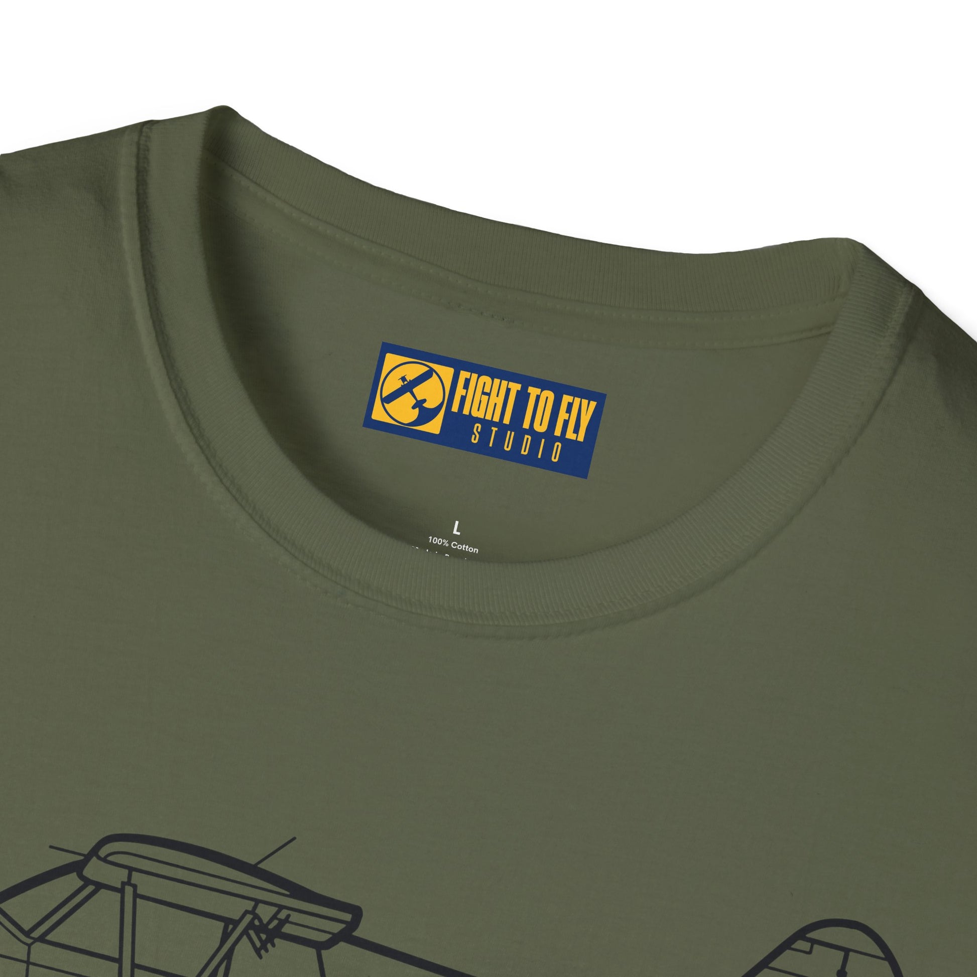 Husky A-1C T-Shirt – A-1C Taildragger STOL Aircraft Aviation Tee
