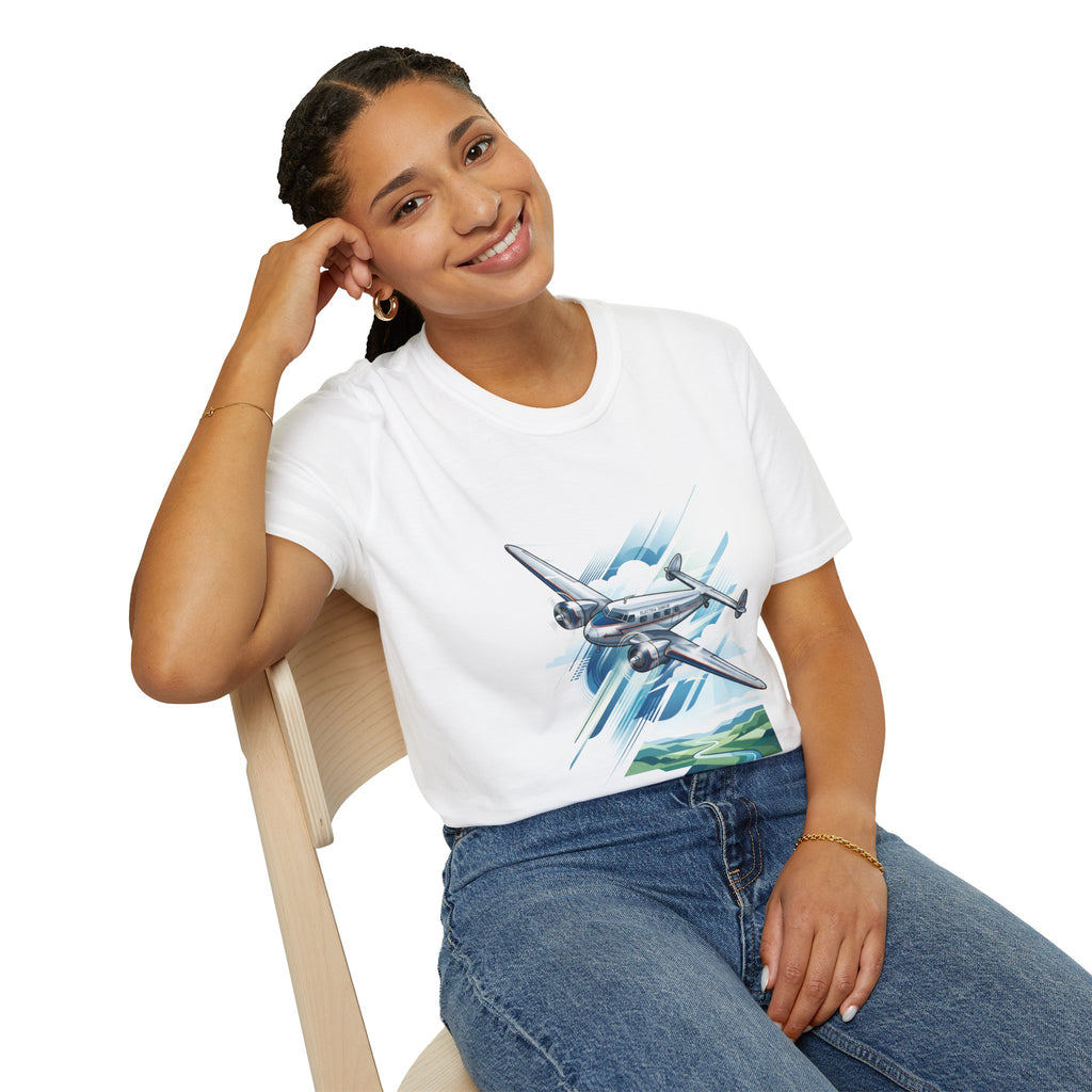 Lockheed Electra Jr Vintage Aircraft T-Shirt