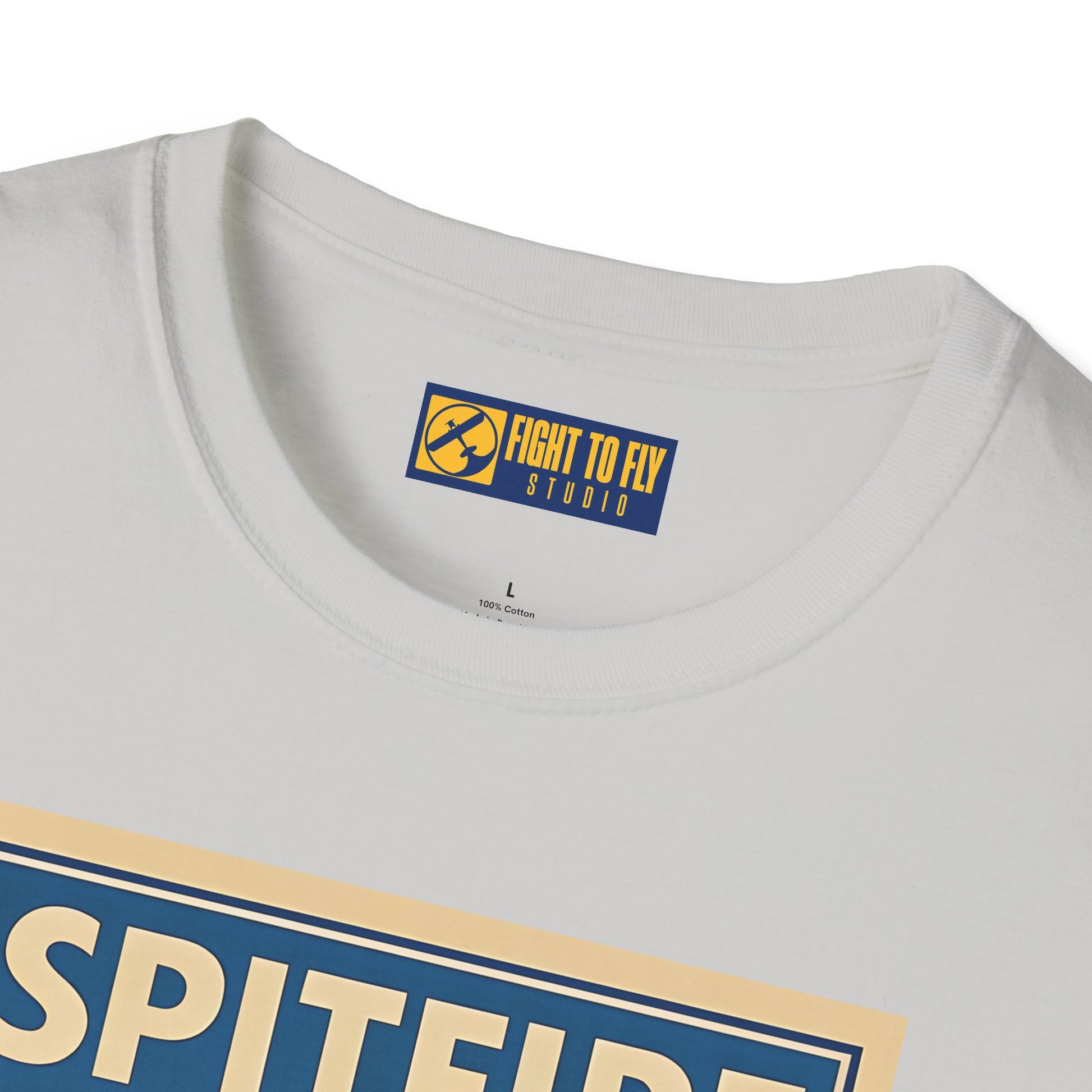 Spitfire Premium T-Shirt – British WWII Fighter Full Graphic Aviation Tee - Pilot gifts - warbird t-shirt