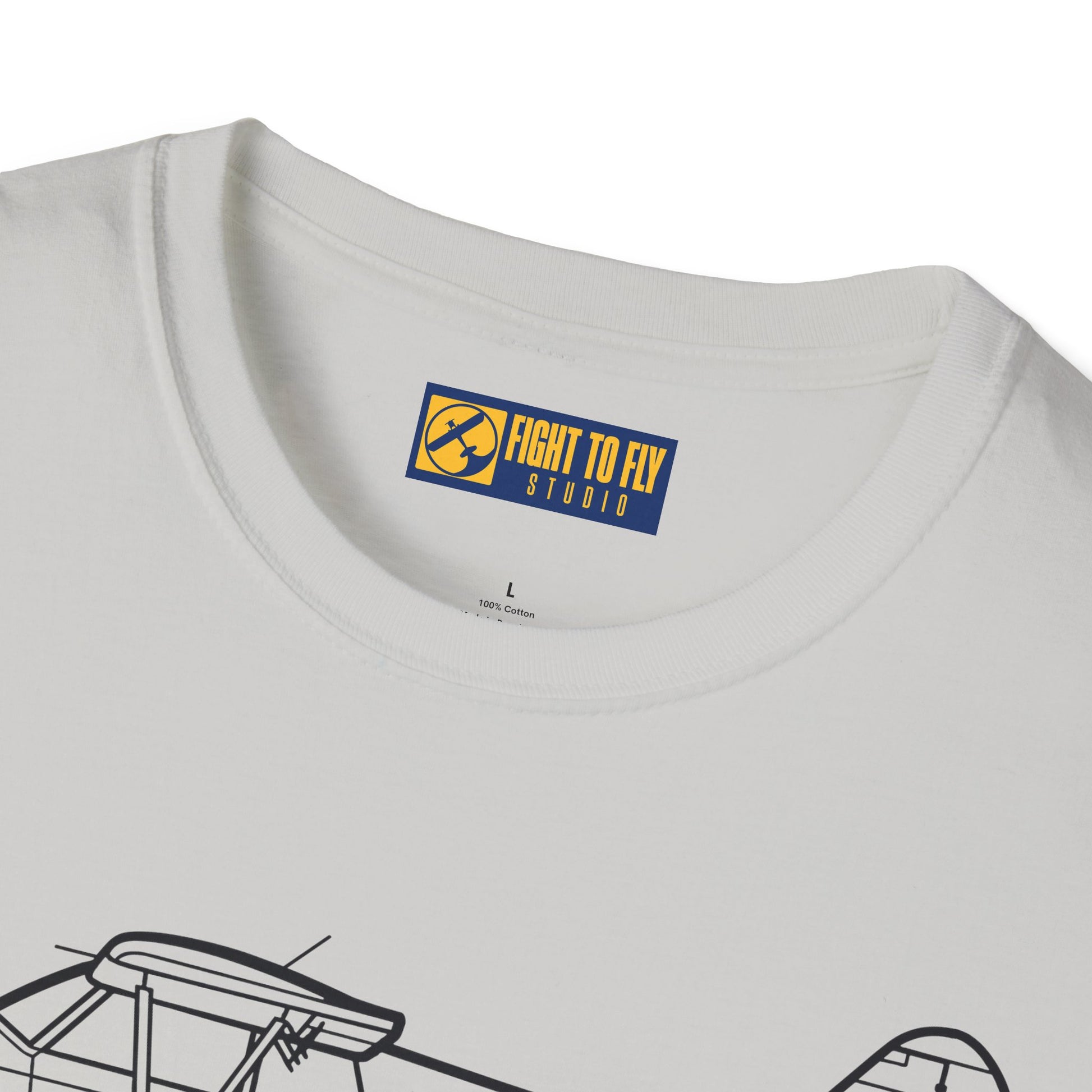 Husky A-1C T-Shirt – A-1C Taildragger STOL Aircraft Aviation Tee
