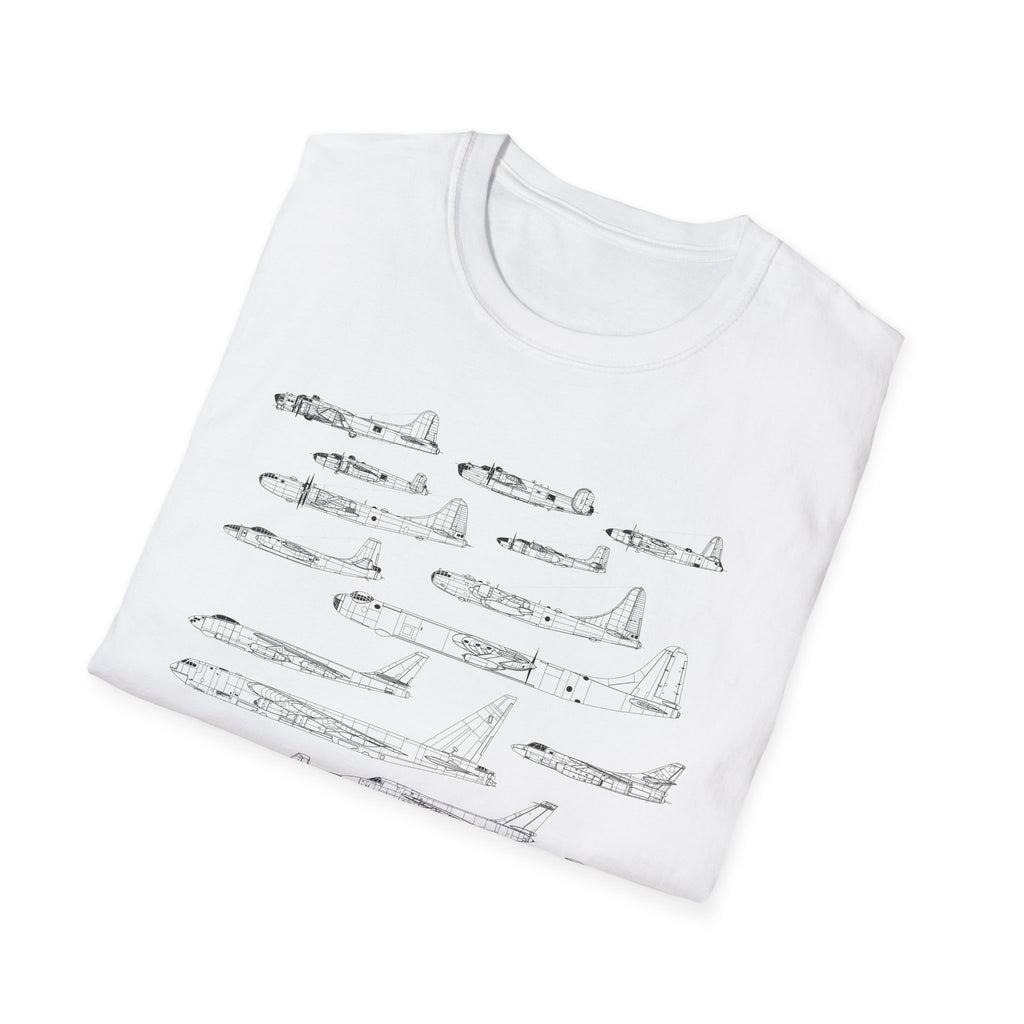 Lineage of USAF Bombers Evolution Tee