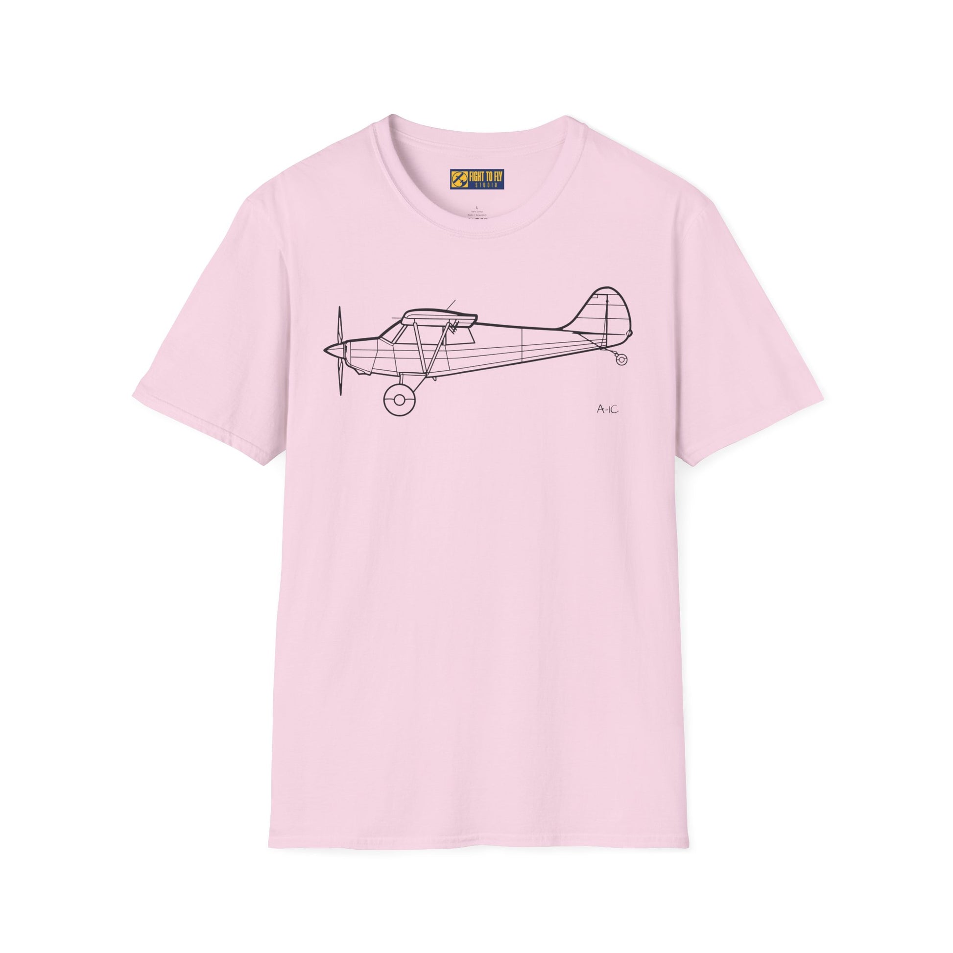 Husky A-1C T-Shirt – A-1C Taildragger STOL Aircraft Aviation Tee