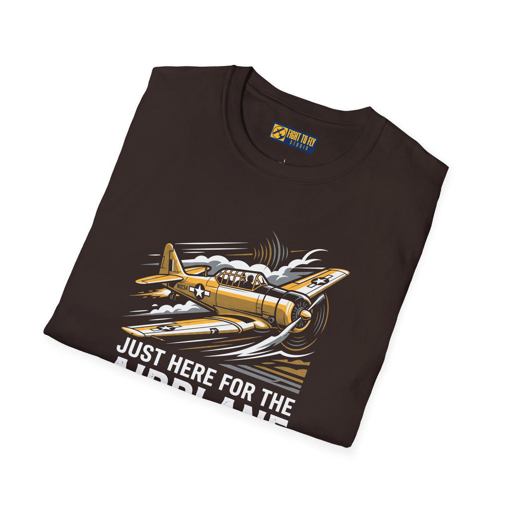 Just Here for the Airplane Noise Tee