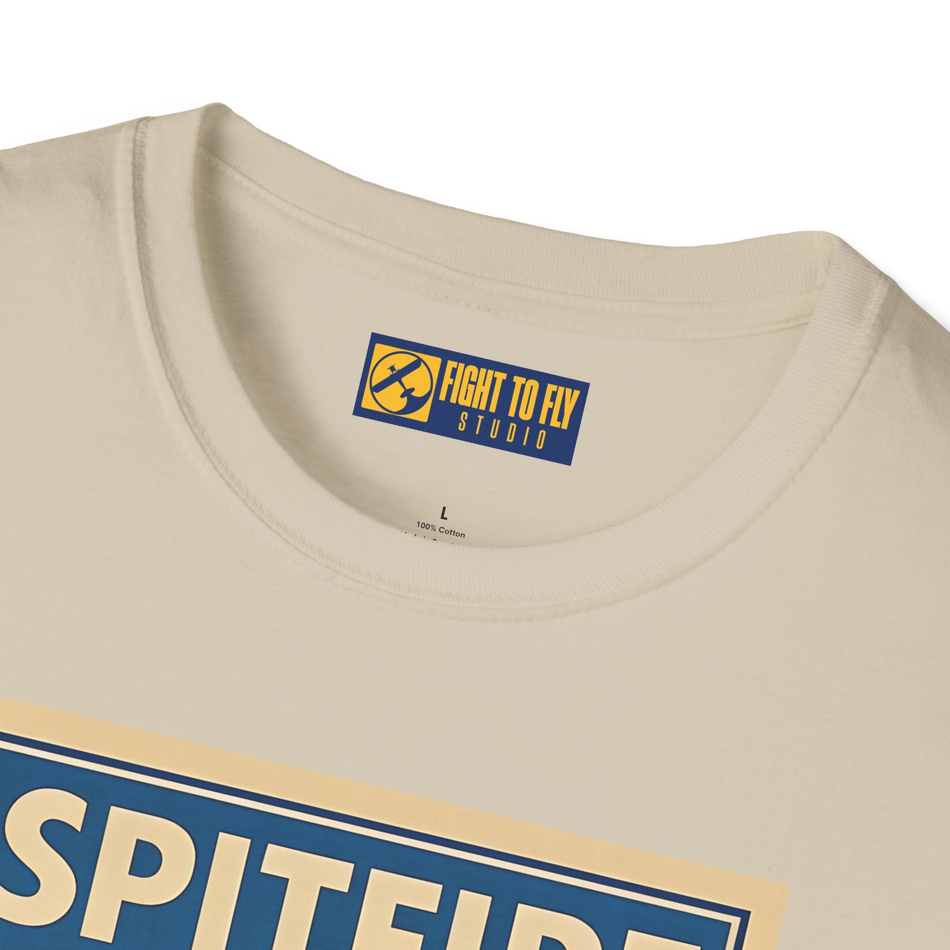 Spitfire Premium T-Shirt – British WWII Fighter Full Graphic Aviation Tee - Pilot gifts - warbird t-shirt