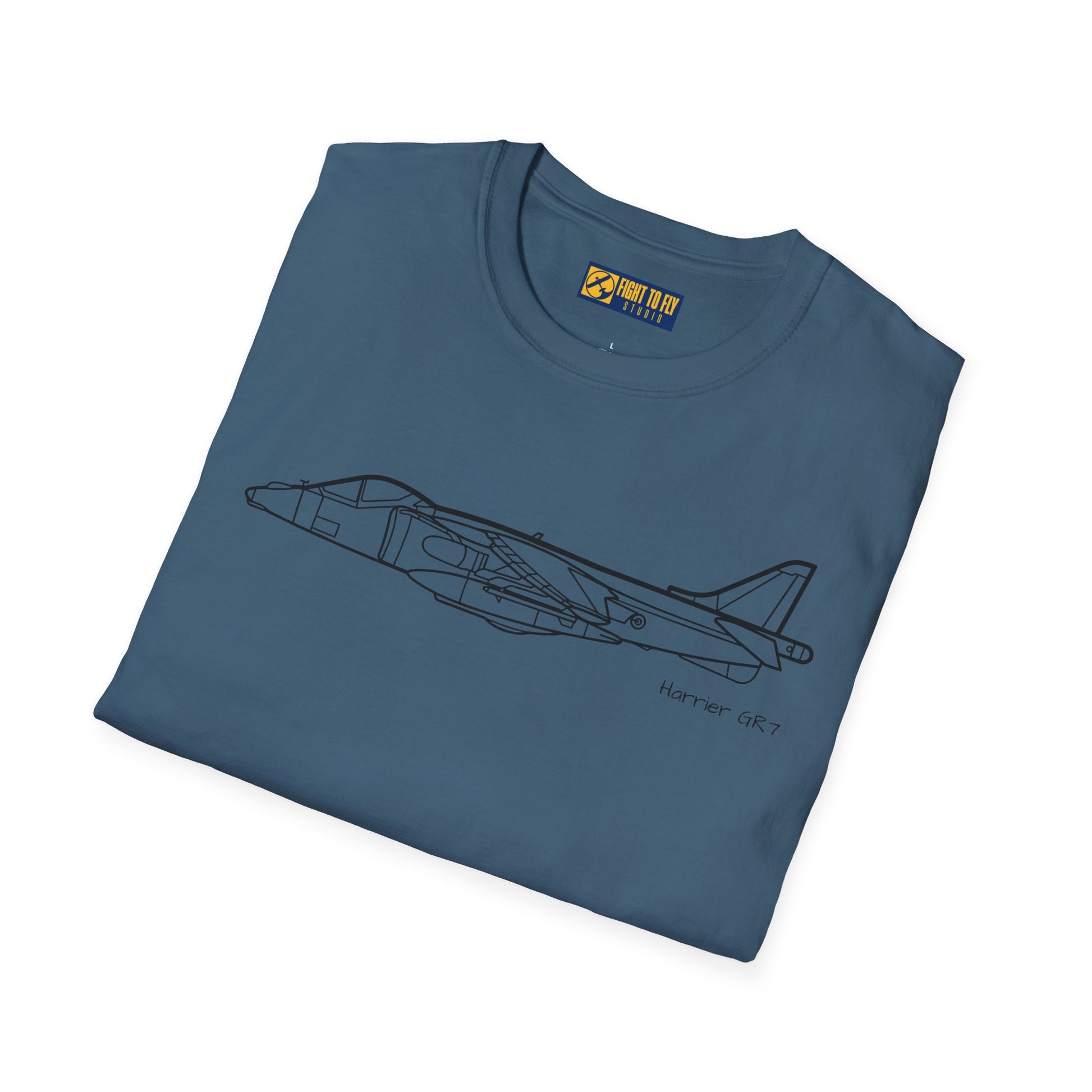 Harrier GR7 T-Shirt – Harrier GR7 V/STOL Ground Attack Jet Aviation Tee
