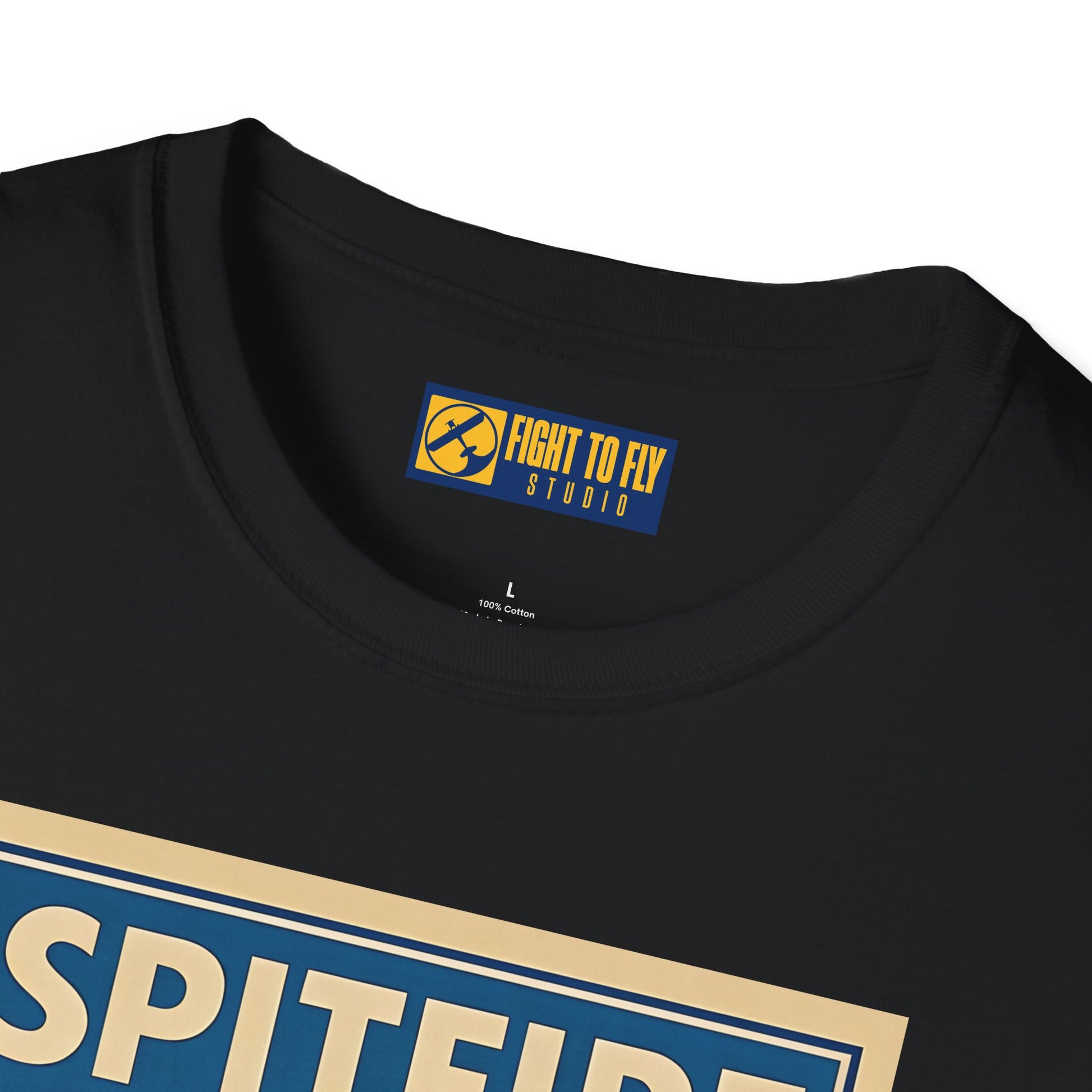 Spitfire Premium T-Shirt – British WWII Fighter Full Graphic Aviation Tee - Pilot gifts - warbird t-shirt