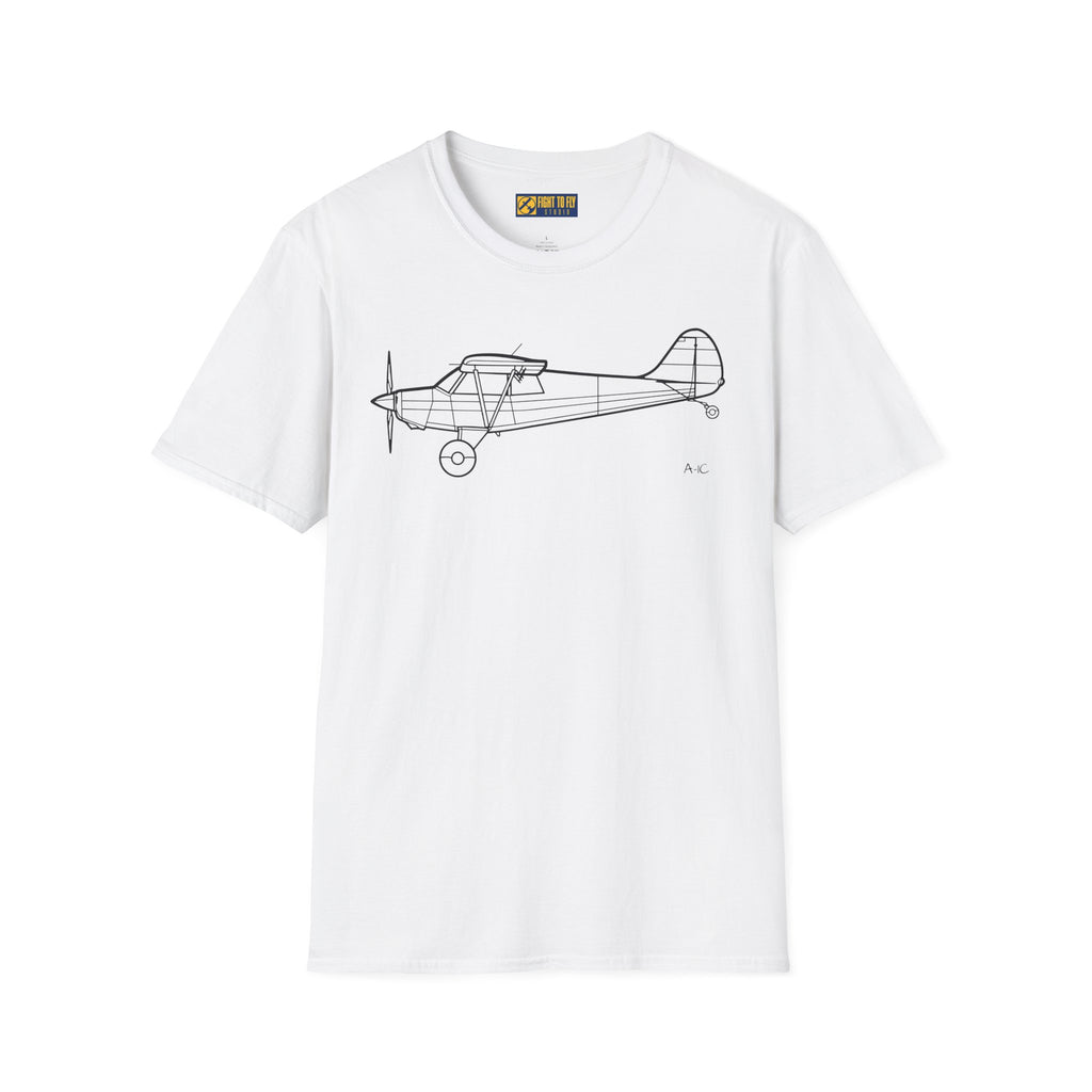 Husky A-1C T-Shirt – A-1C Taildragger STOL Aircraft Aviation Tee
