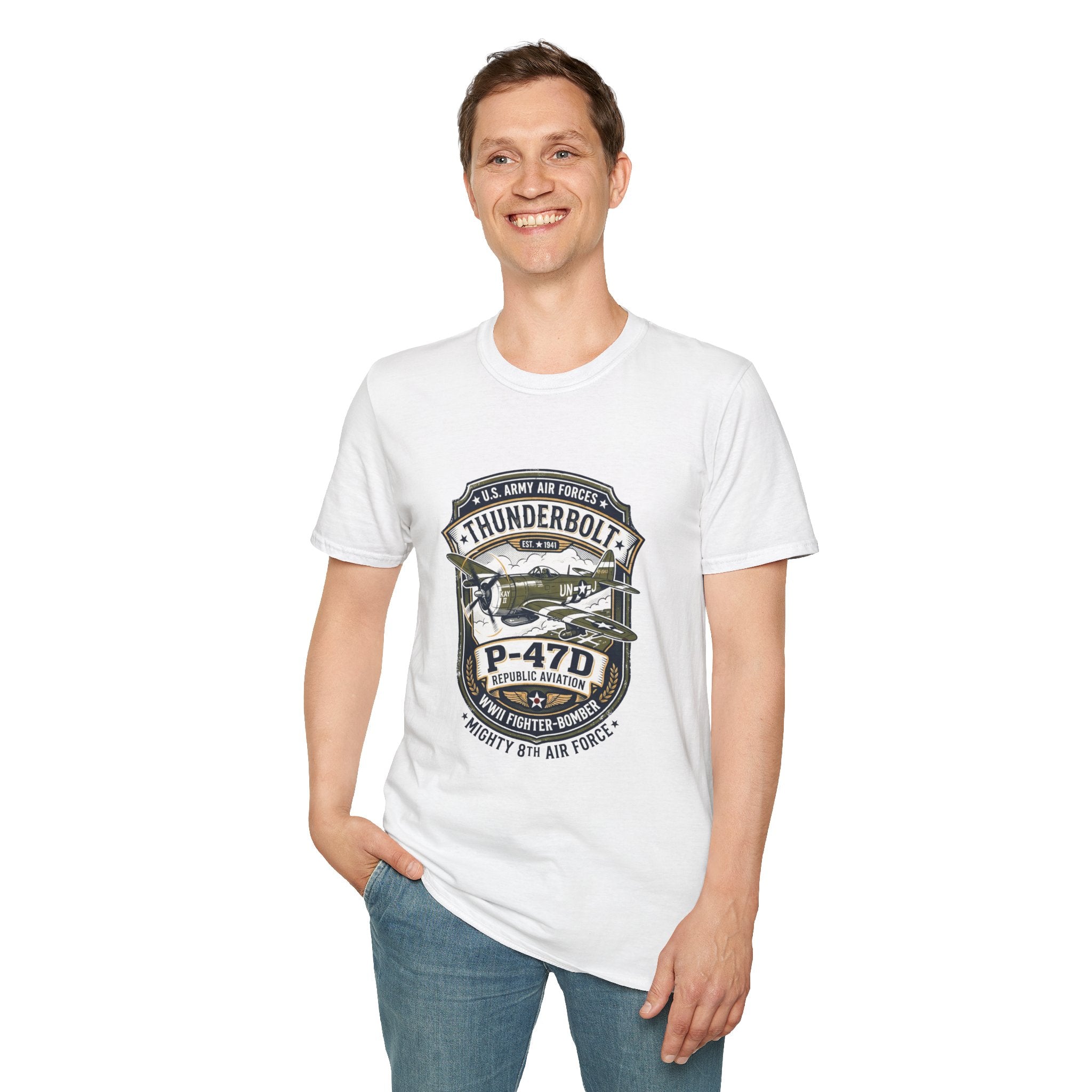 P-47D Thunderbolt Mighty 8th Air Force T-Shirt