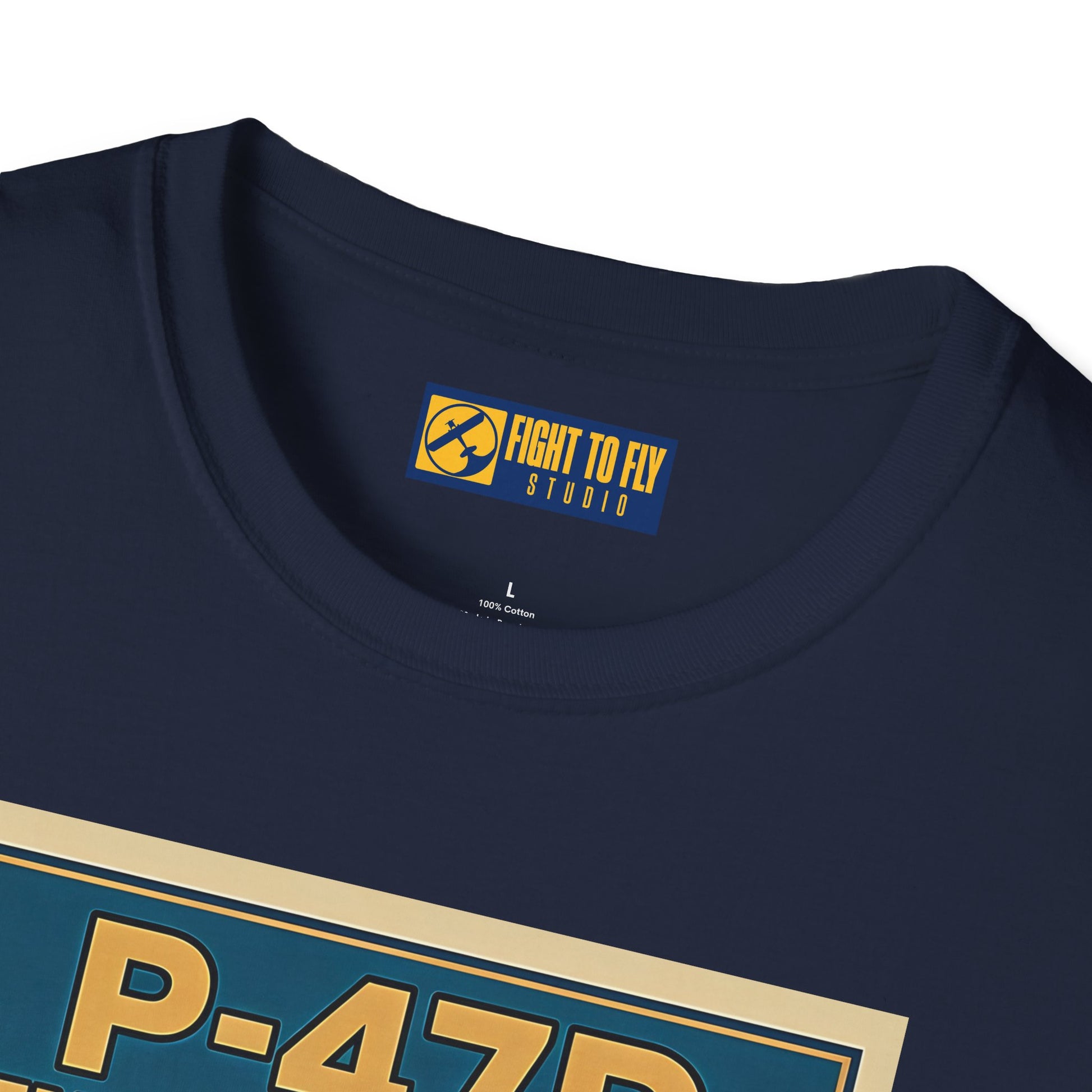P-47D Premium T-Shirt – Thunderbolt WWII Fighter Full Graphic Aviation Tee - Pilot gifts - warbird t-shirt