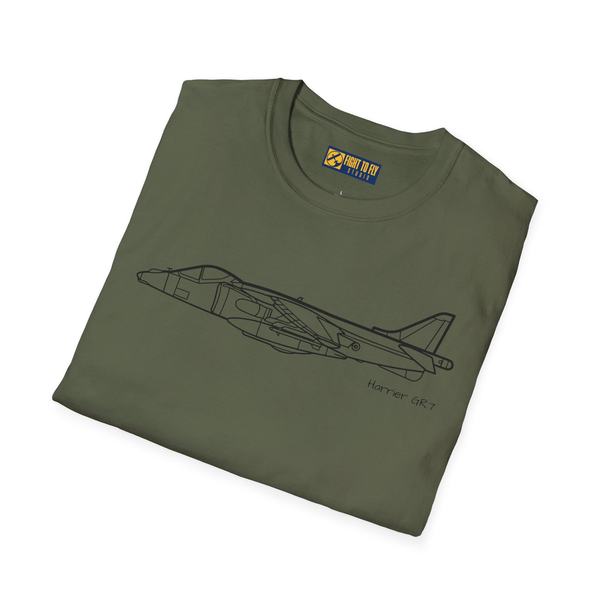 Harrier GR7 T-Shirt – Harrier GR7 V/STOL Ground Attack Jet Aviation Tee