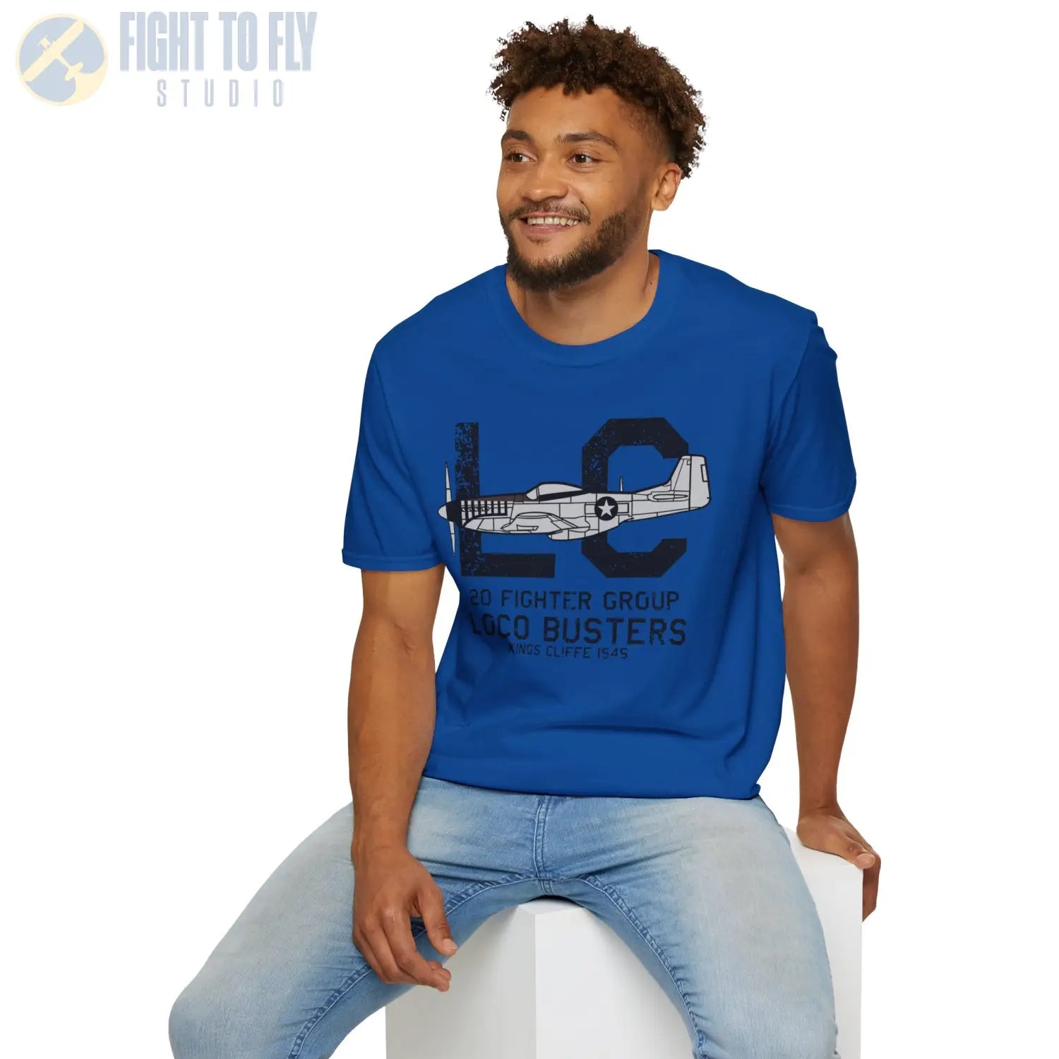20th Fighter Group “Loco Busters” WWII T-Shirt - Pilot gifts - warbird t-shirt