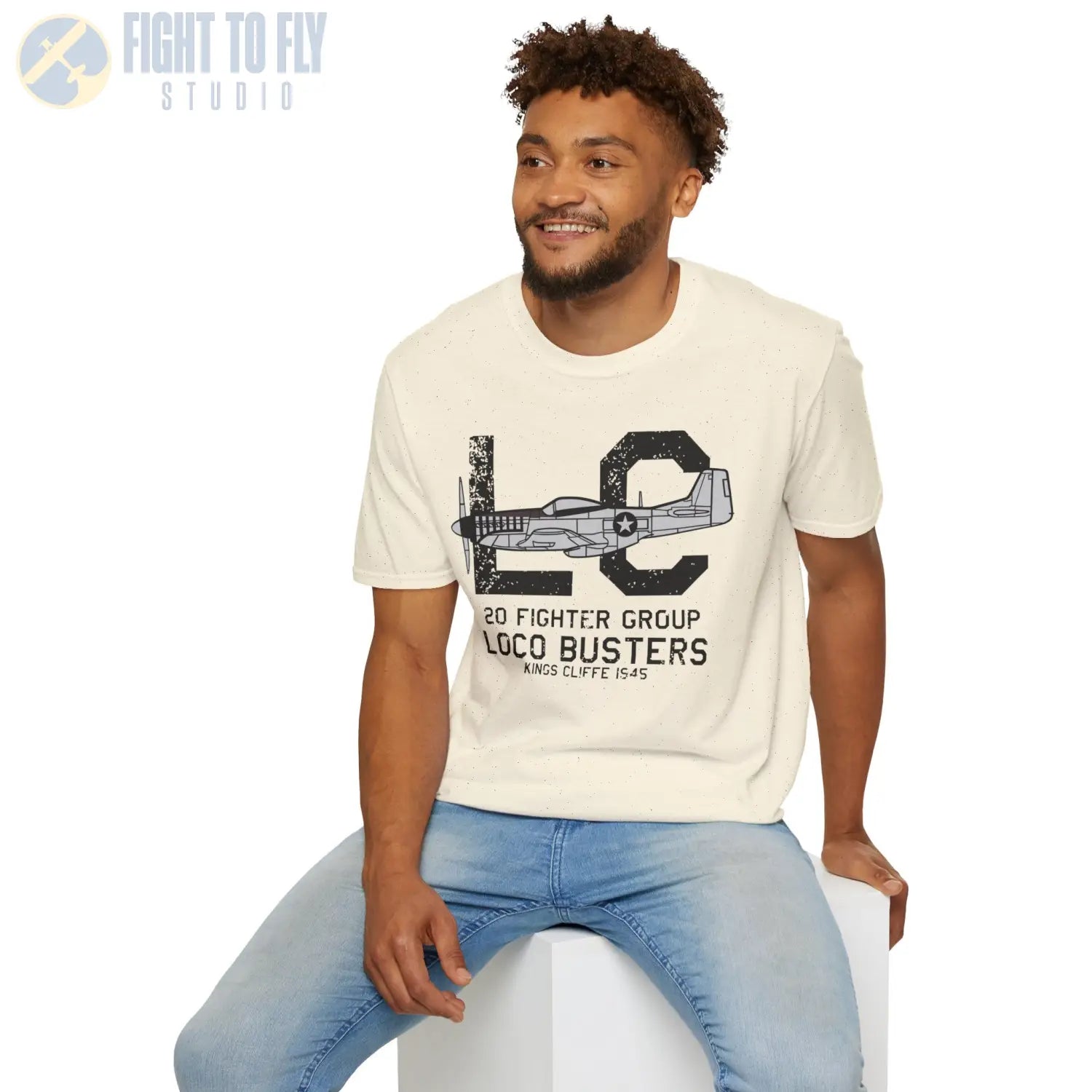 20th Fighter Group “Loco Busters” WWII T-Shirt - Pilot gifts - warbird t-shirt