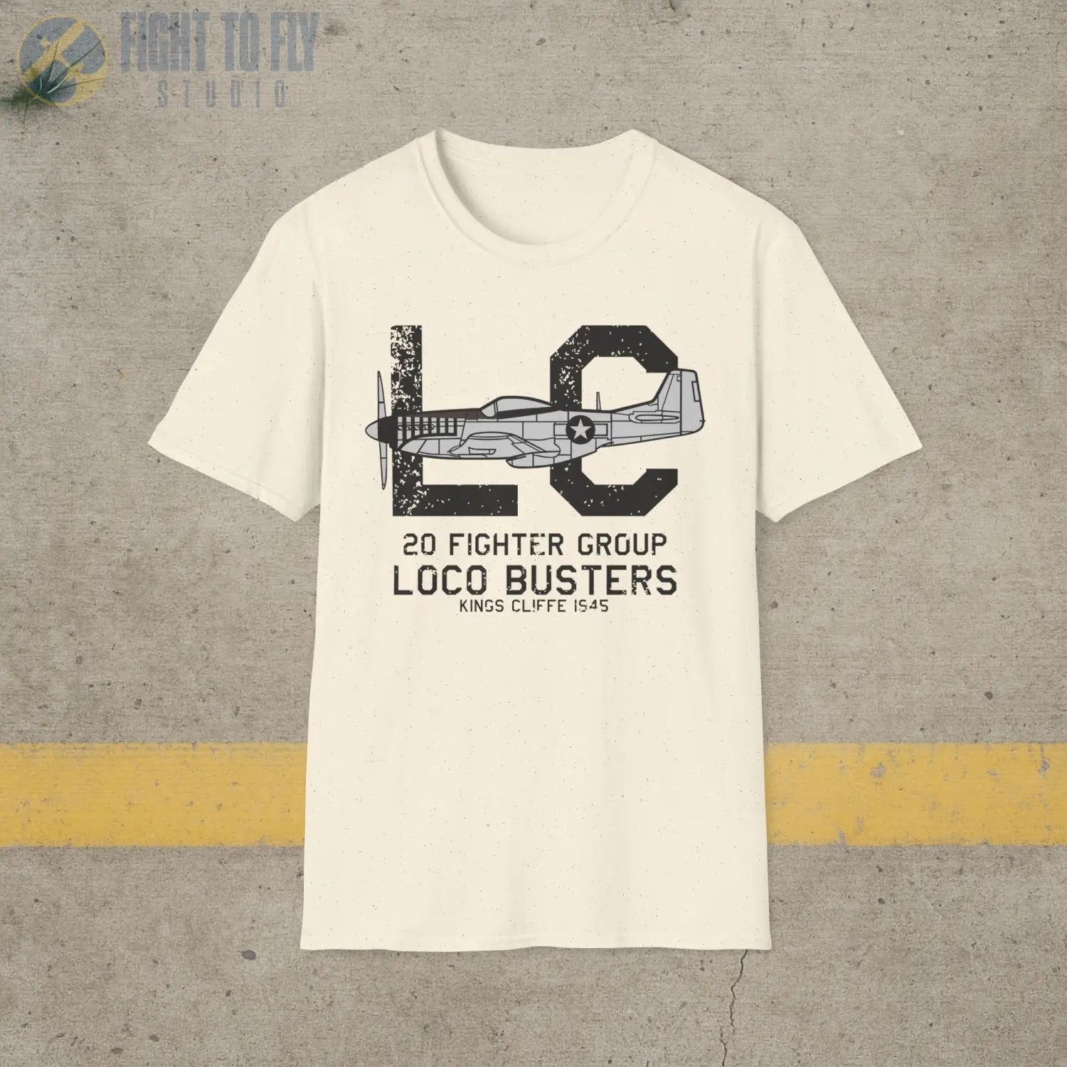 20th Fighter Group “Loco Busters” WWII T-Shirt - Pilot gifts - warbird t-shirt