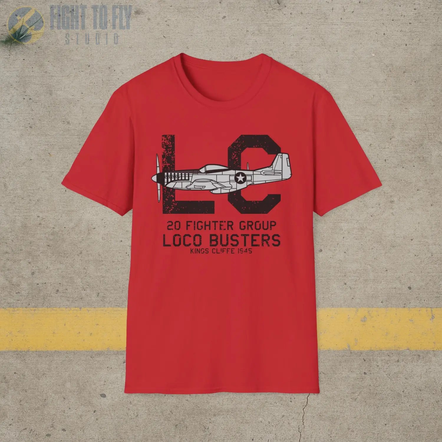 20th Fighter Group “Loco Busters” WWII T-Shirt - Pilot gifts - warbird t-shirt