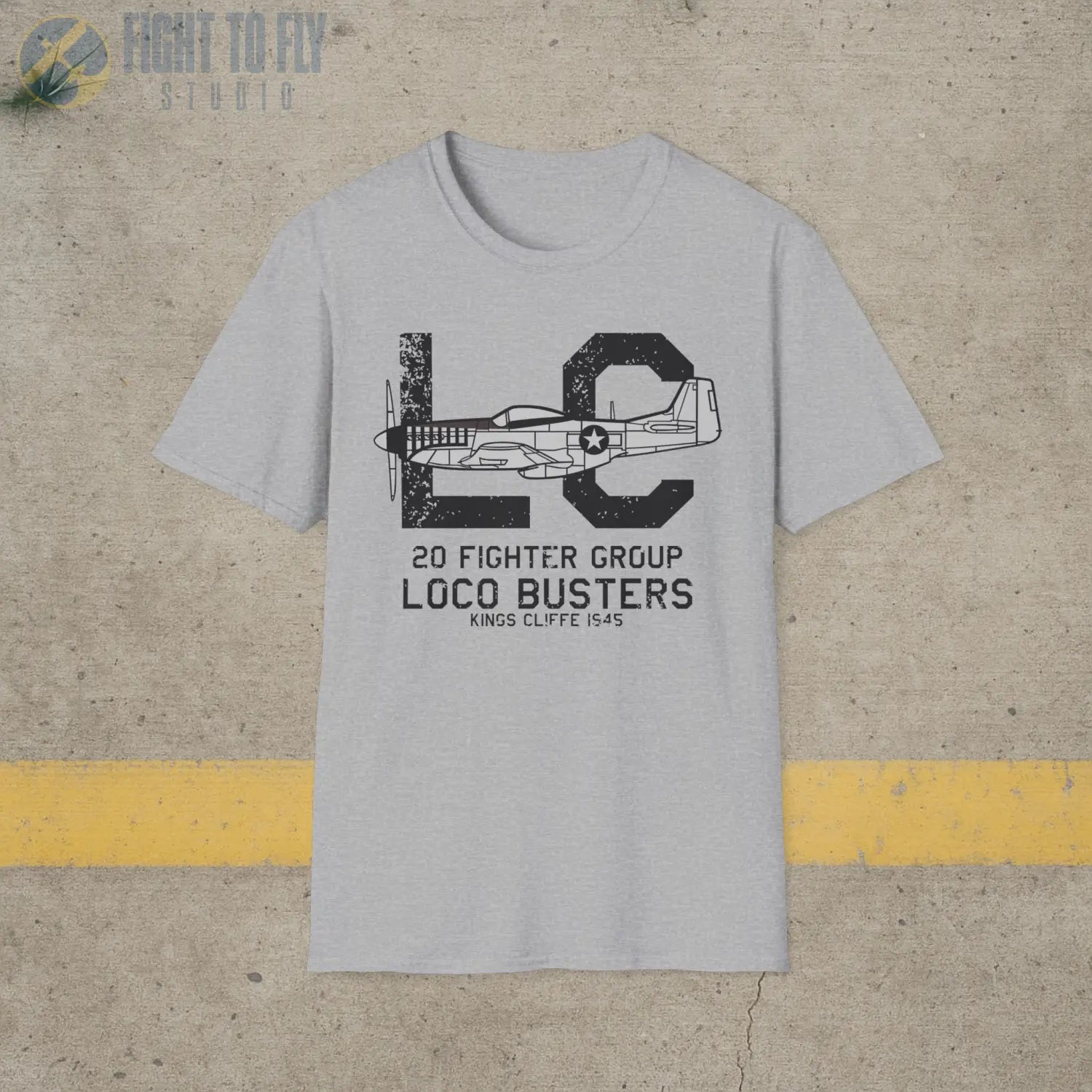 20th Fighter Group “Loco Busters” WWII T-Shirt - Pilot gifts - warbird t-shirt