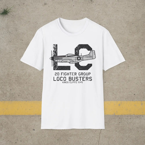 20th Fighter Group “Loco Busters” WWII T-Shirt - Pilot gifts - warbird t-shirt