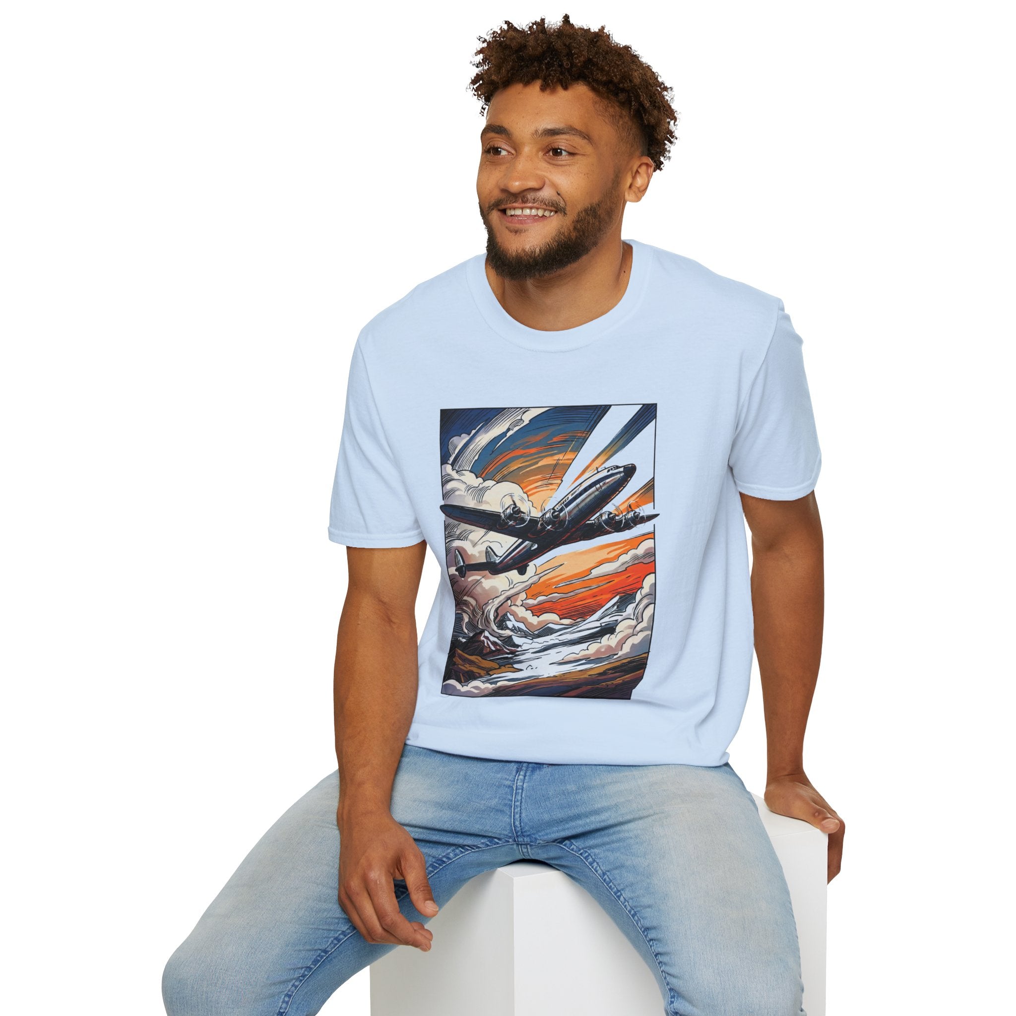 Constellation Vintage Airliner Art T-Shirt