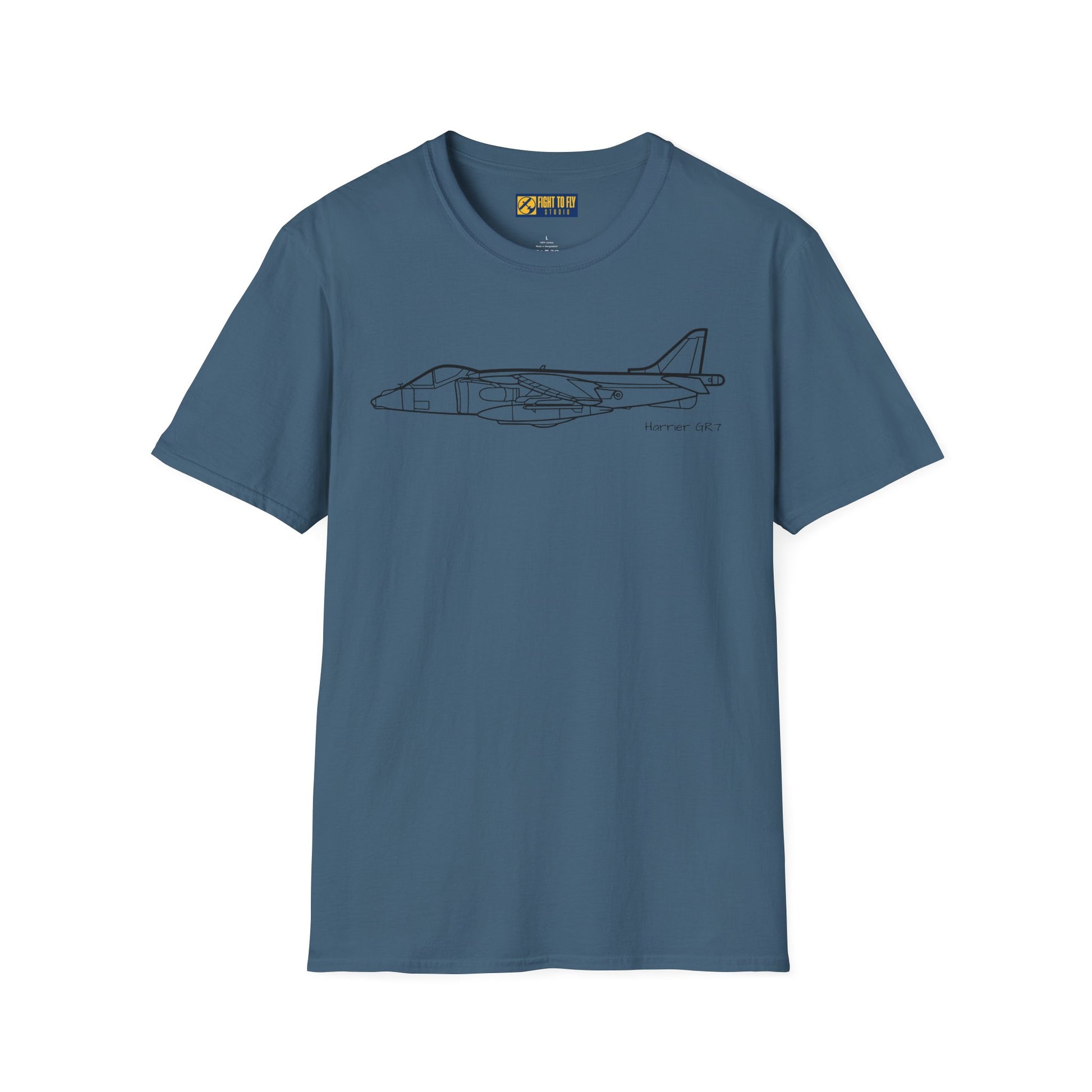 Harrier GR7 T-Shirt – Harrier GR7 V/STOL Ground Attack Jet Aviation Tee