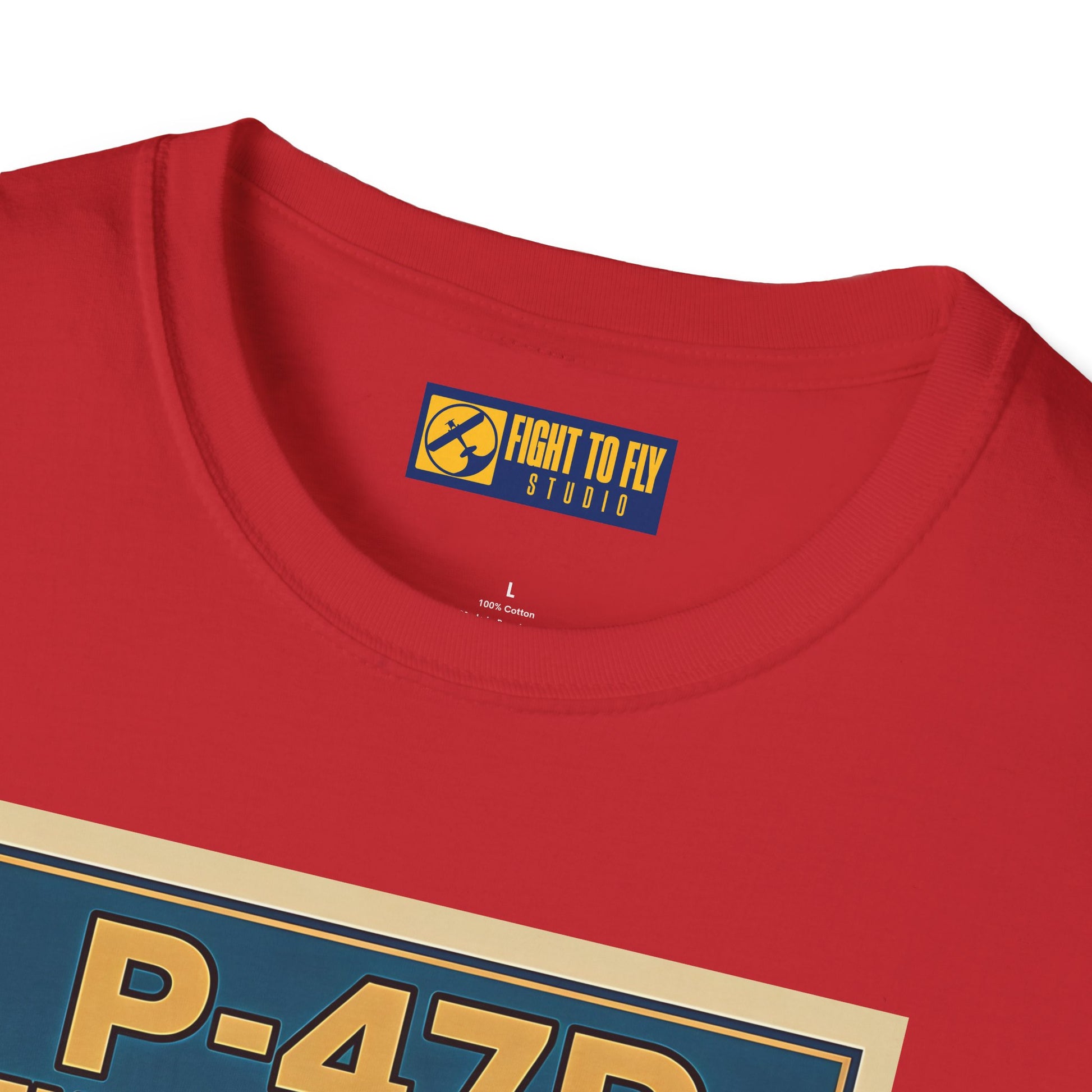 P-47D Premium T-Shirt – Thunderbolt WWII Fighter Full Graphic Aviation Tee - Pilot gifts - warbird t-shirt