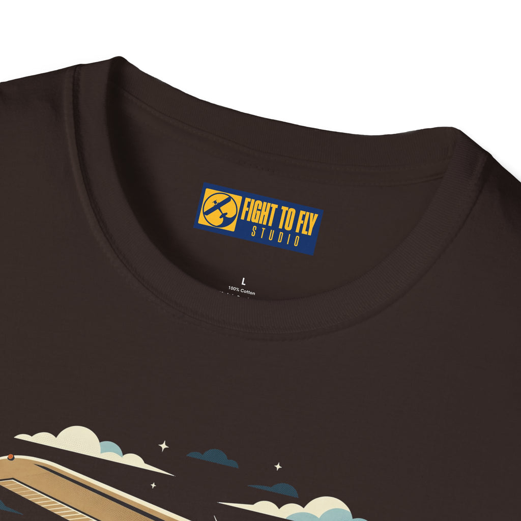 Always Take the Scenic Route Cessna 195 Businessliner Tee