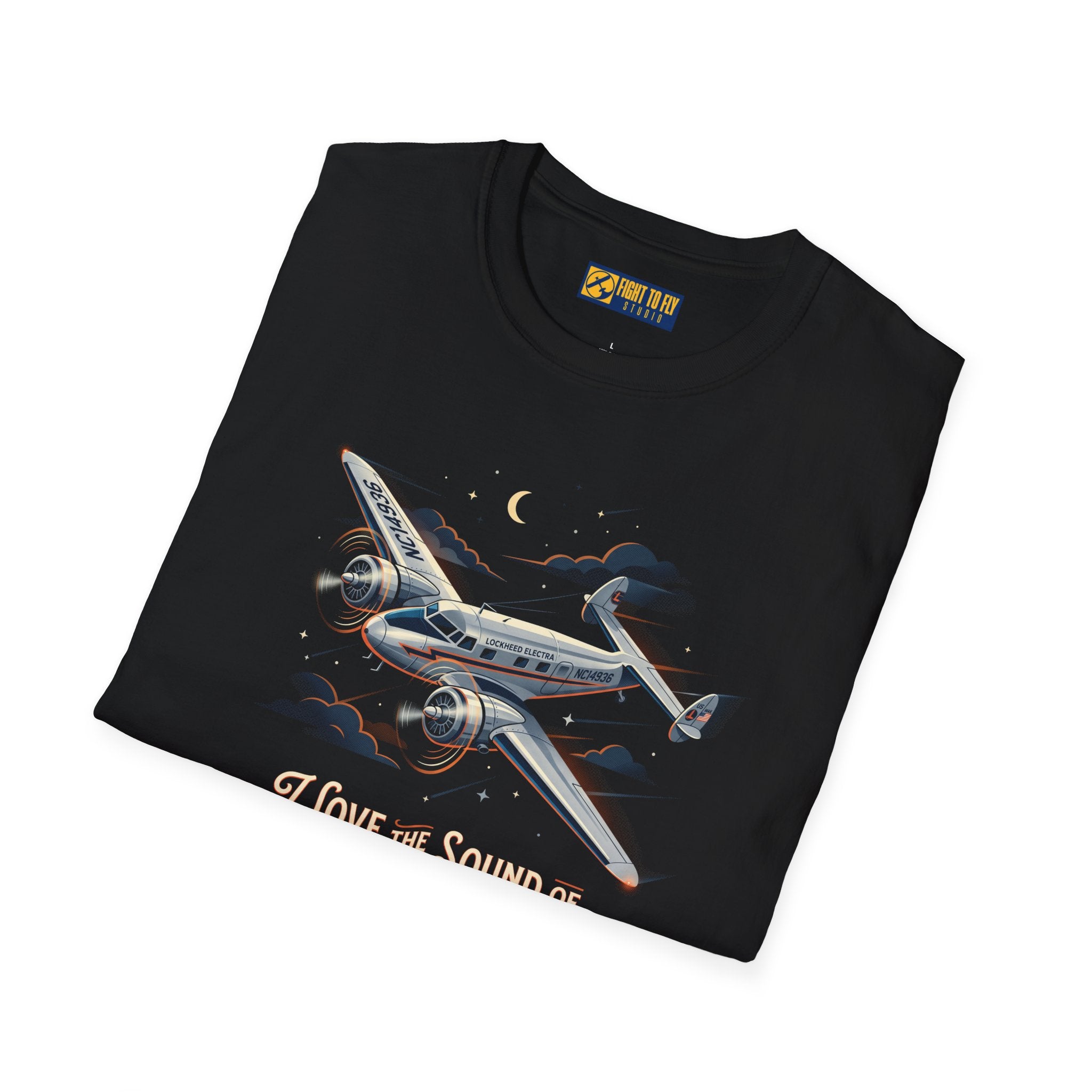 I Love the Sound of Round Engines Electra Jr Tee