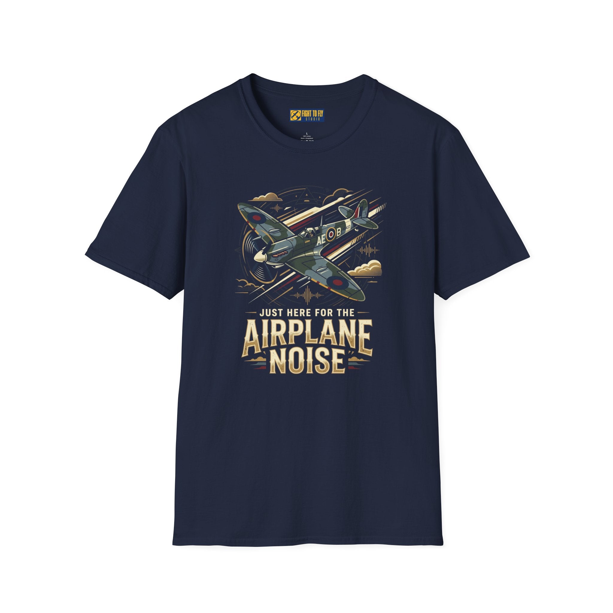 Just Here for the Airplane Noise Spitfire Tee