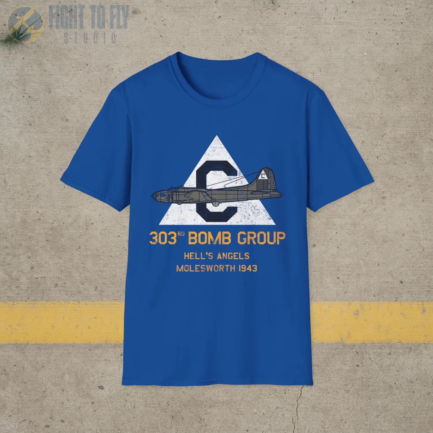 303rd Bomb Group “Hell’s Angels” WWII T-Shirt - Pilot gifts - warbird t-shirt