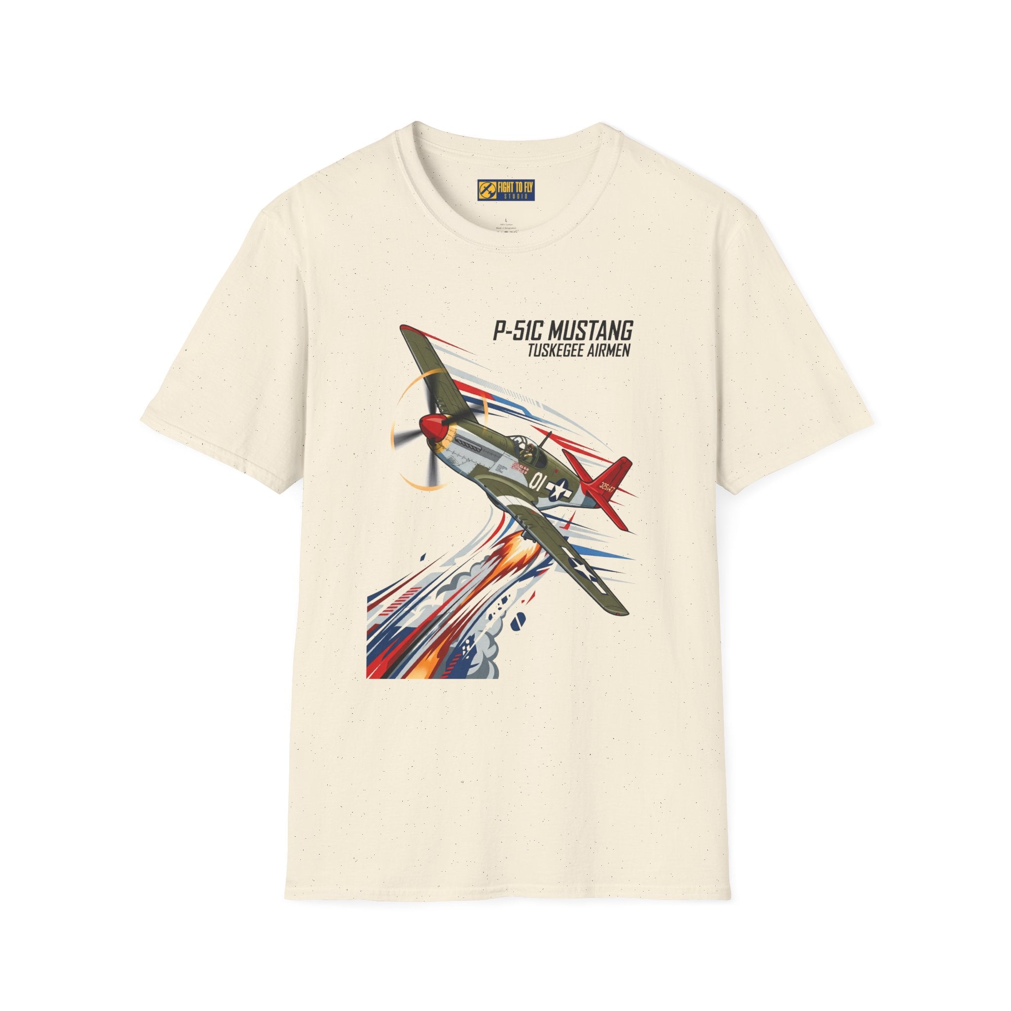 P-51C Mustang Tuskegee Airmen T-Shirt