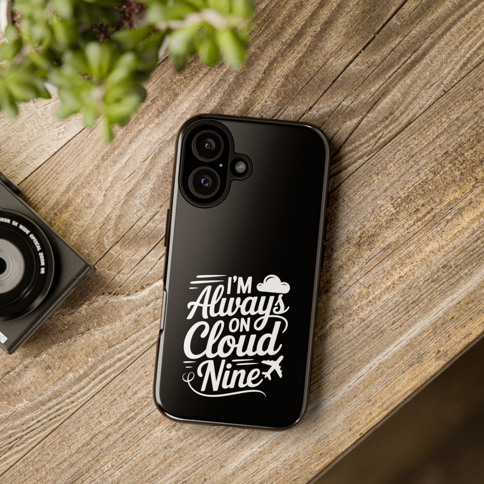 Always on Cloud Nine Phone Case | Cute Phone Cover, Travel Gift, Adventure Accessory, Motivational Case, Gift for Dreamers