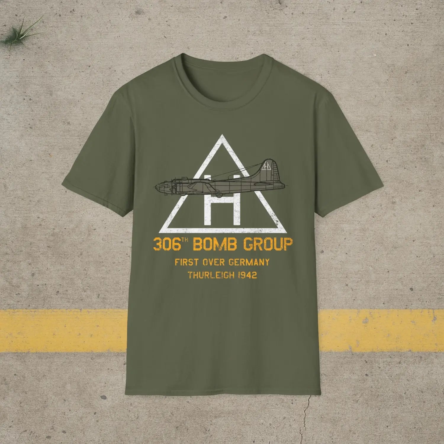 306th Bomb Group “First Over Germany” WWII T-Shirt - Pilot gifts - warbird t-shirt