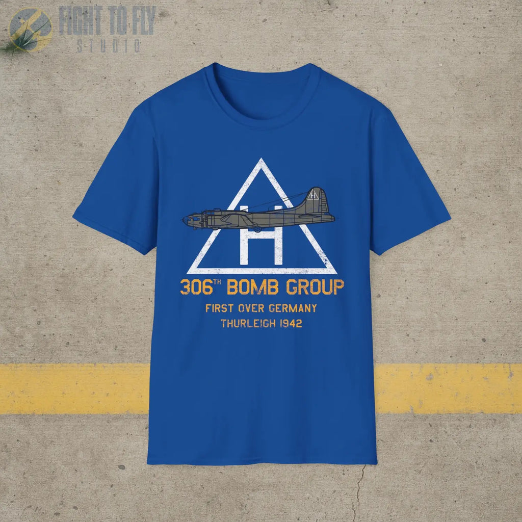 306th Bomb Group “First Over Germany” WWII T-Shirt - Pilot gifts - warbird t-shirt