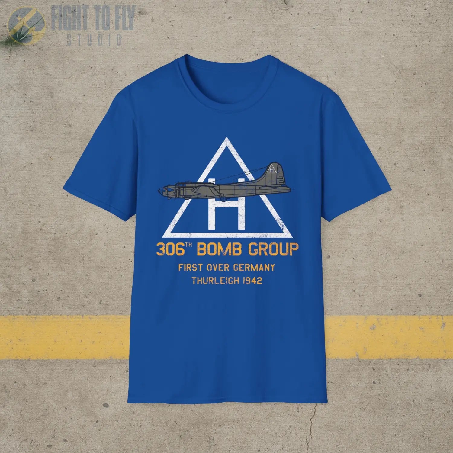306th Bomb Group “First Over Germany” WWII T-Shirt - Pilot gifts - warbird t-shirt
