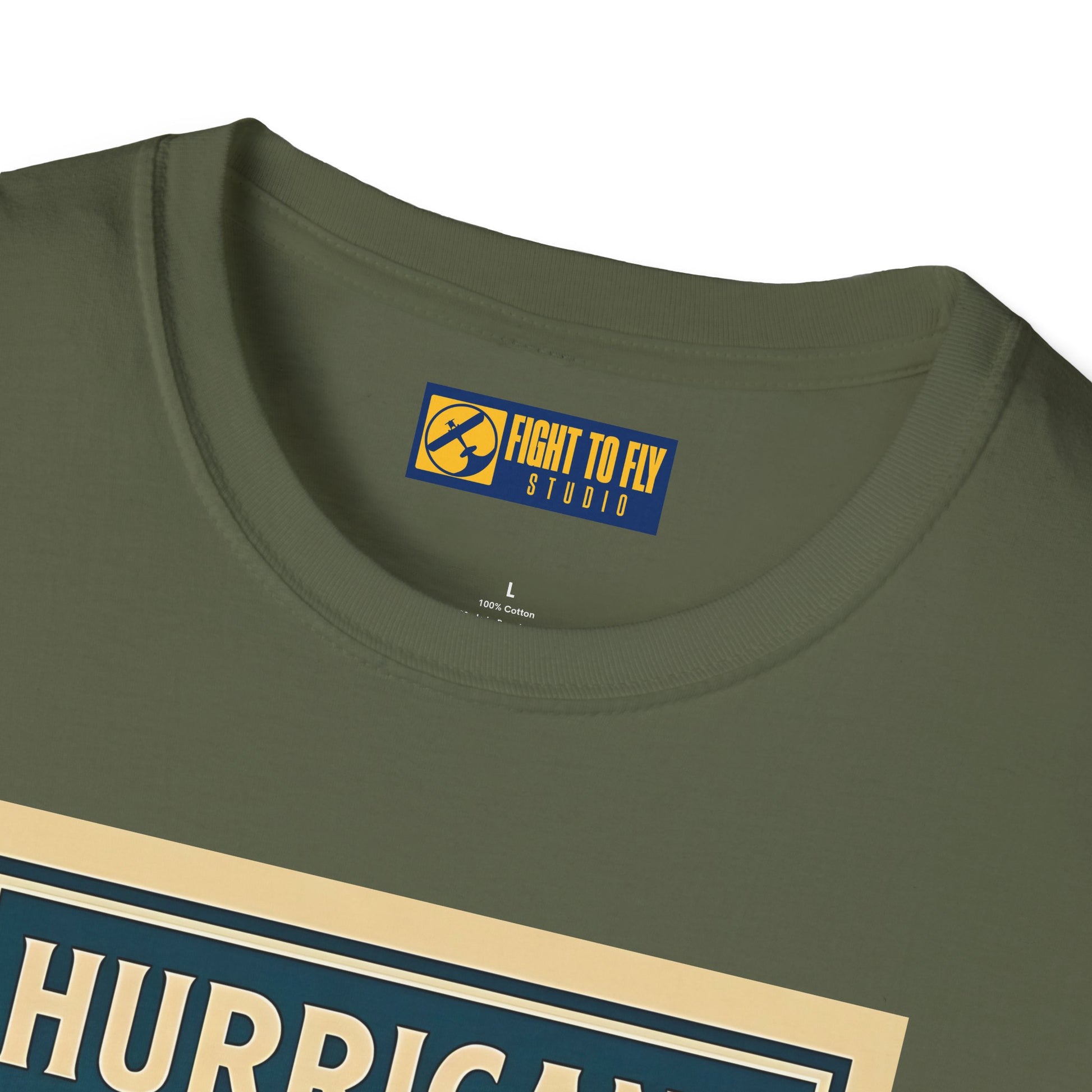Hurricane Premium T-Shirt – Early War British Fighter Full Graphic Tee - Pilot gifts - WWII warbird t-shirt