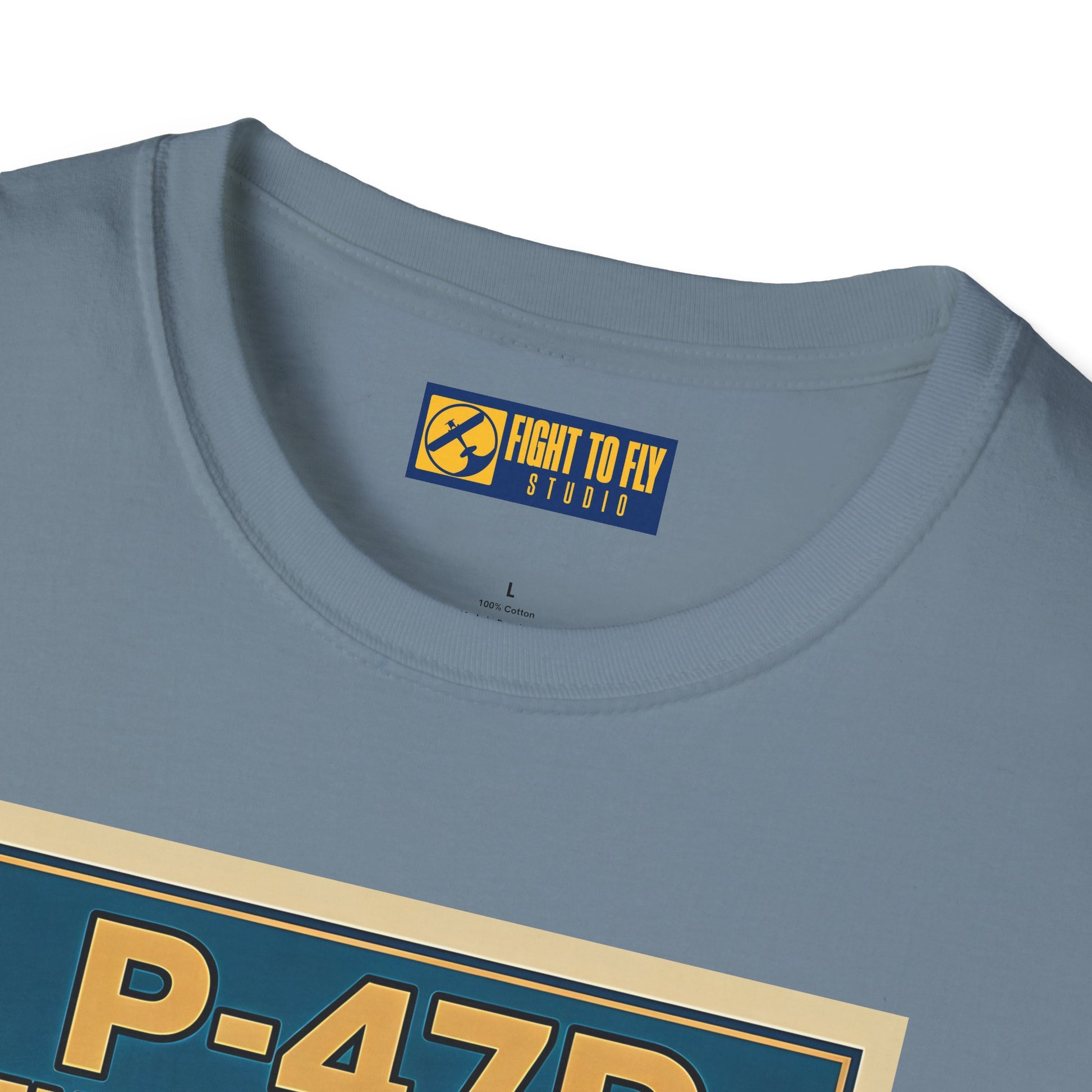 P-47D Premium T-Shirt – Thunderbolt WWII Fighter Full Graphic Aviation Tee - Pilot gifts - warbird t-shirt