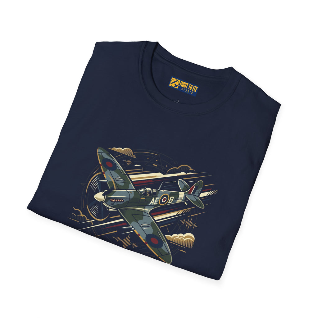 Just Here for the Airplane Noise Spitfire Tee