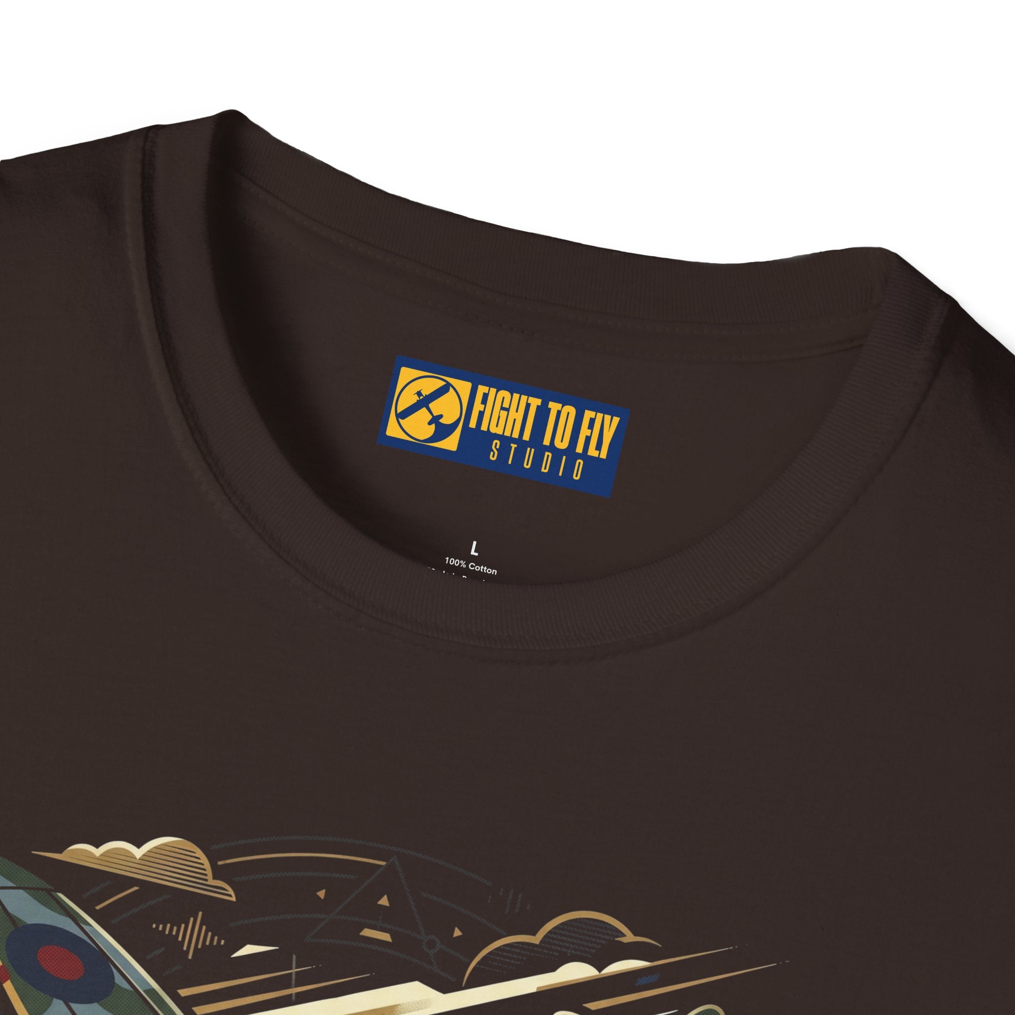 Just Here for the Airplane Noise Spitfire Tee