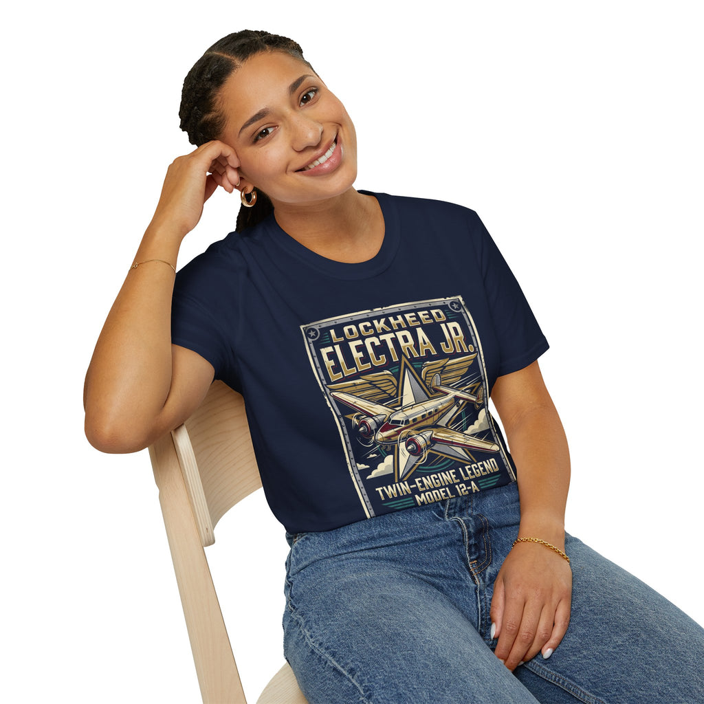 Lockheed Electra Jr Twin-Engine Legend T-Shirt
