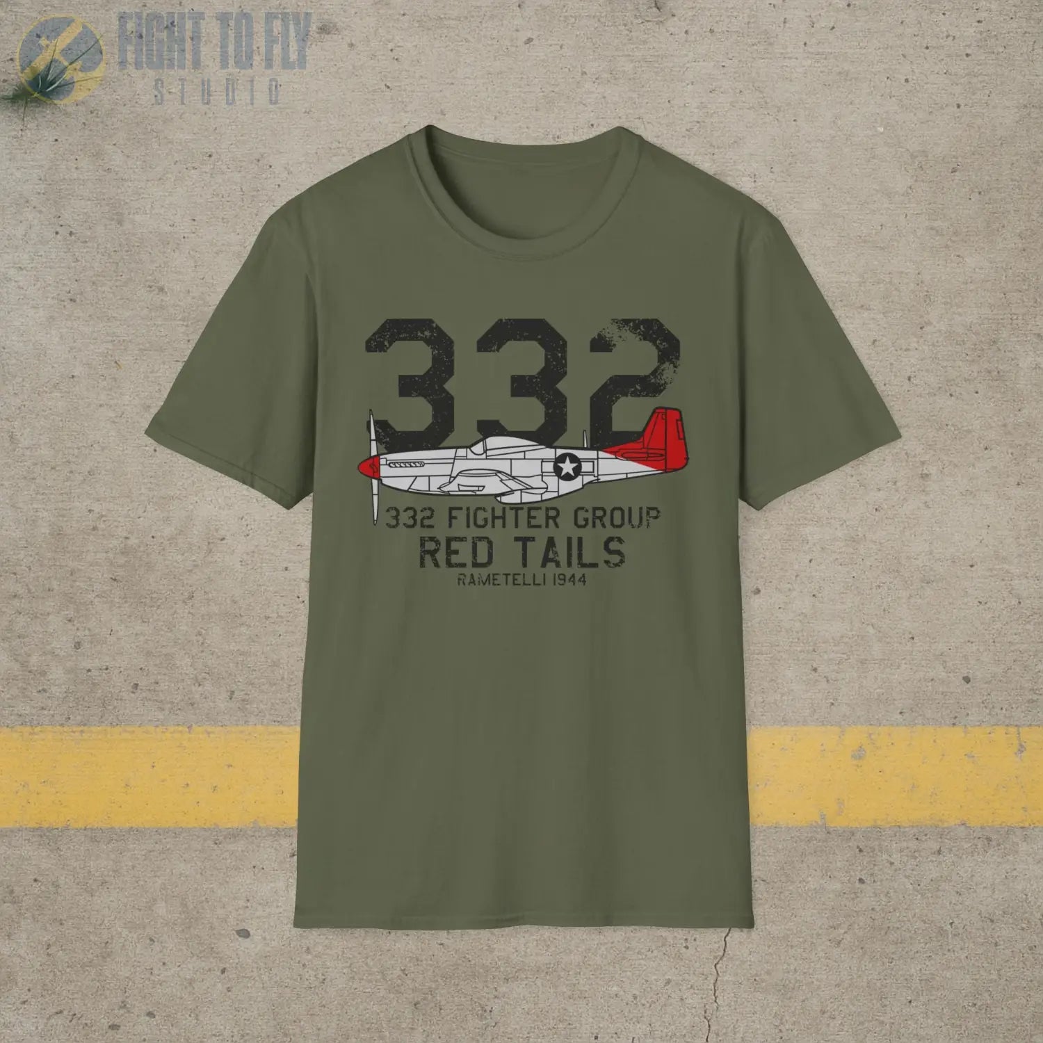 332nd Fighter Group “Red Tails” WWII T-Shirt - Pilot gifts - warbird t-shirt