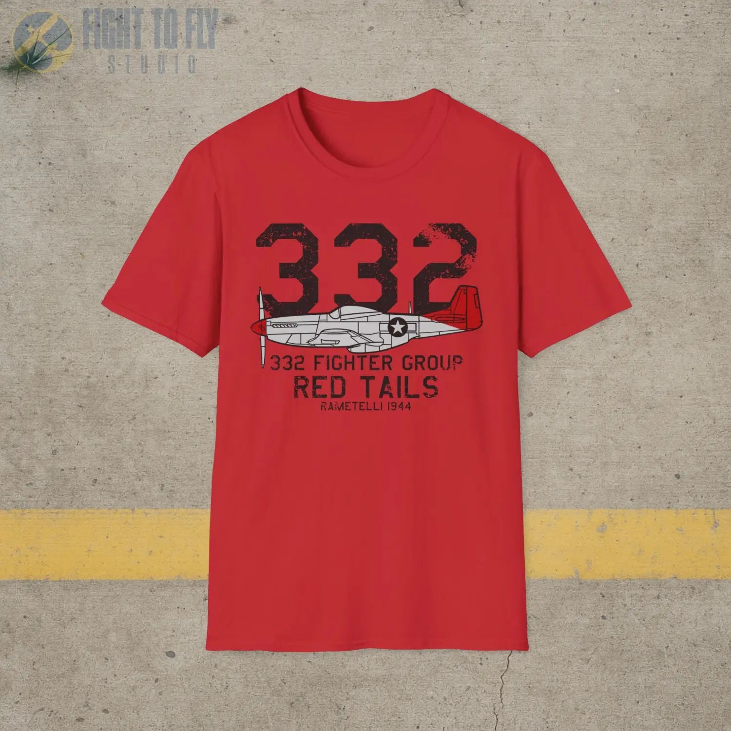 332nd Fighter Group “Red Tails” WWII T-Shirt - Pilot gifts - warbird t-shirt
