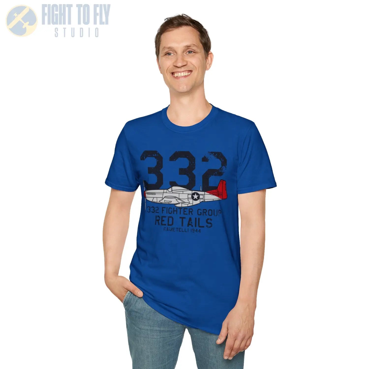 332nd Fighter Group “Red Tails” WWII T-Shirt - Pilot gifts - warbird t-shirt