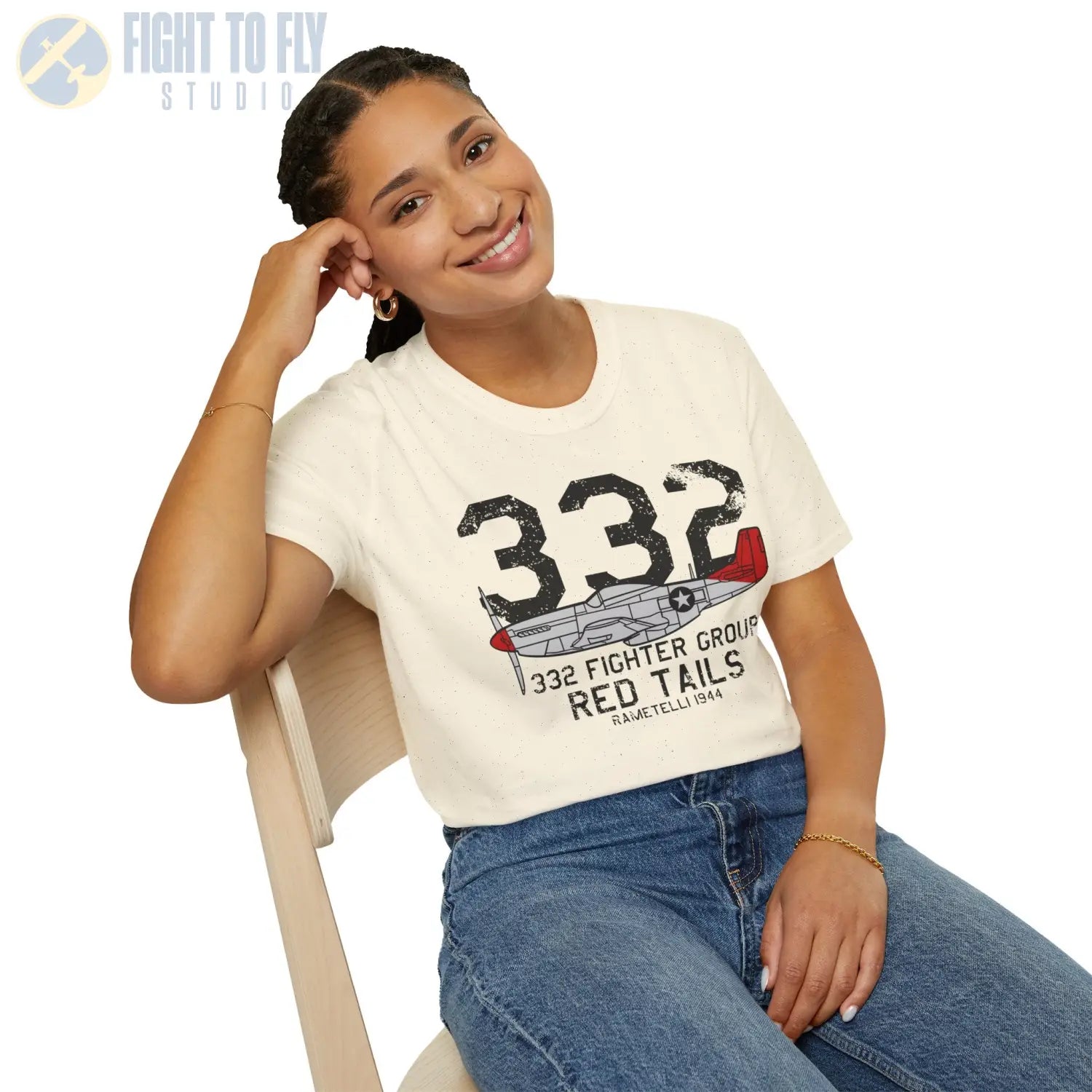 332nd Fighter Group “Red Tails” WWII T-Shirt - Pilot gifts - warbird t-shirt