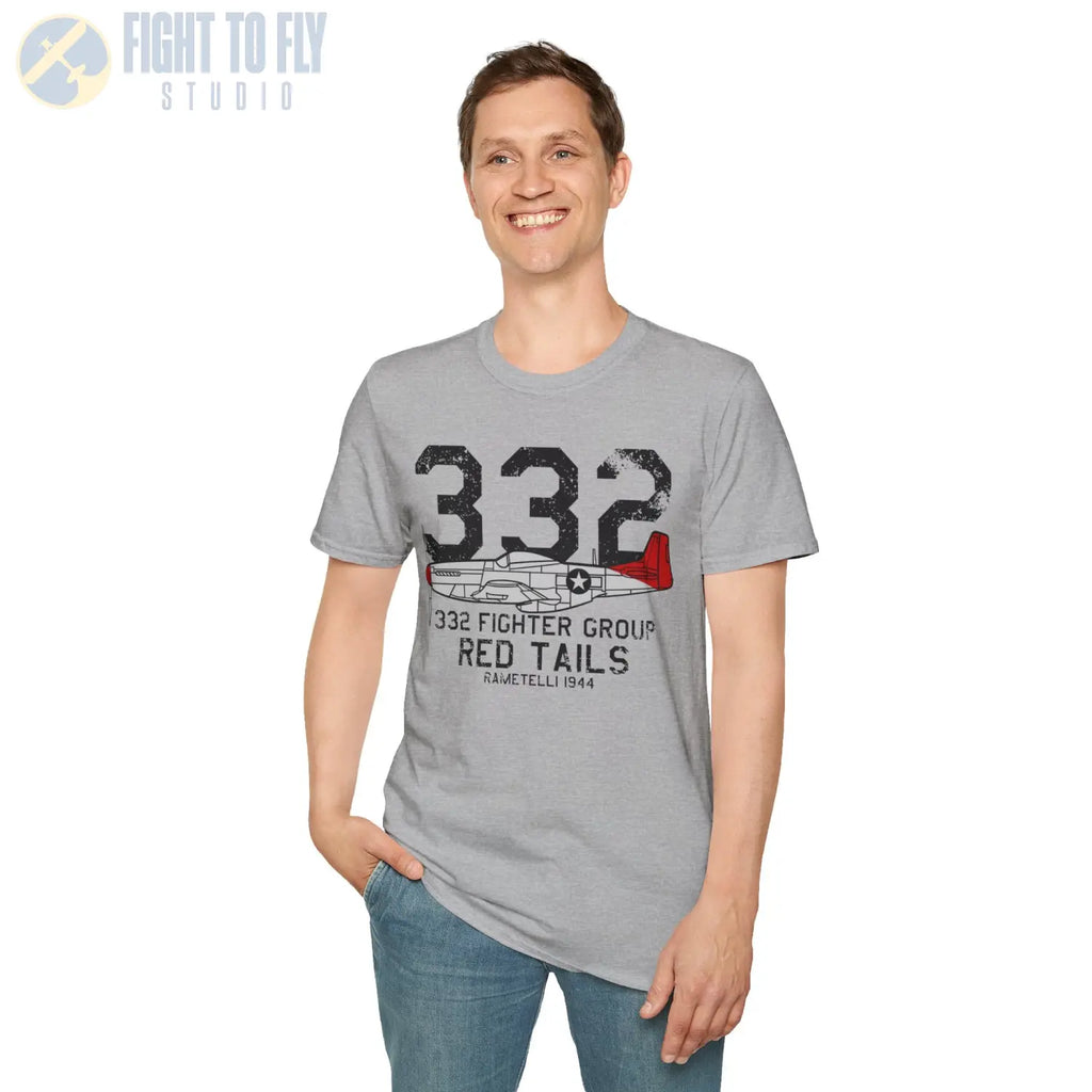 332nd Fighter Group “Red Tails” WWII T-Shirt - Pilot gifts - warbird t-shirt