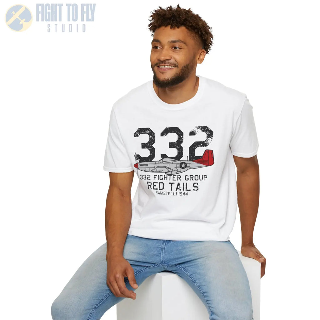 332nd Fighter Group “Red Tails” WWII T-Shirt - Pilot gifts - warbird t-shirt