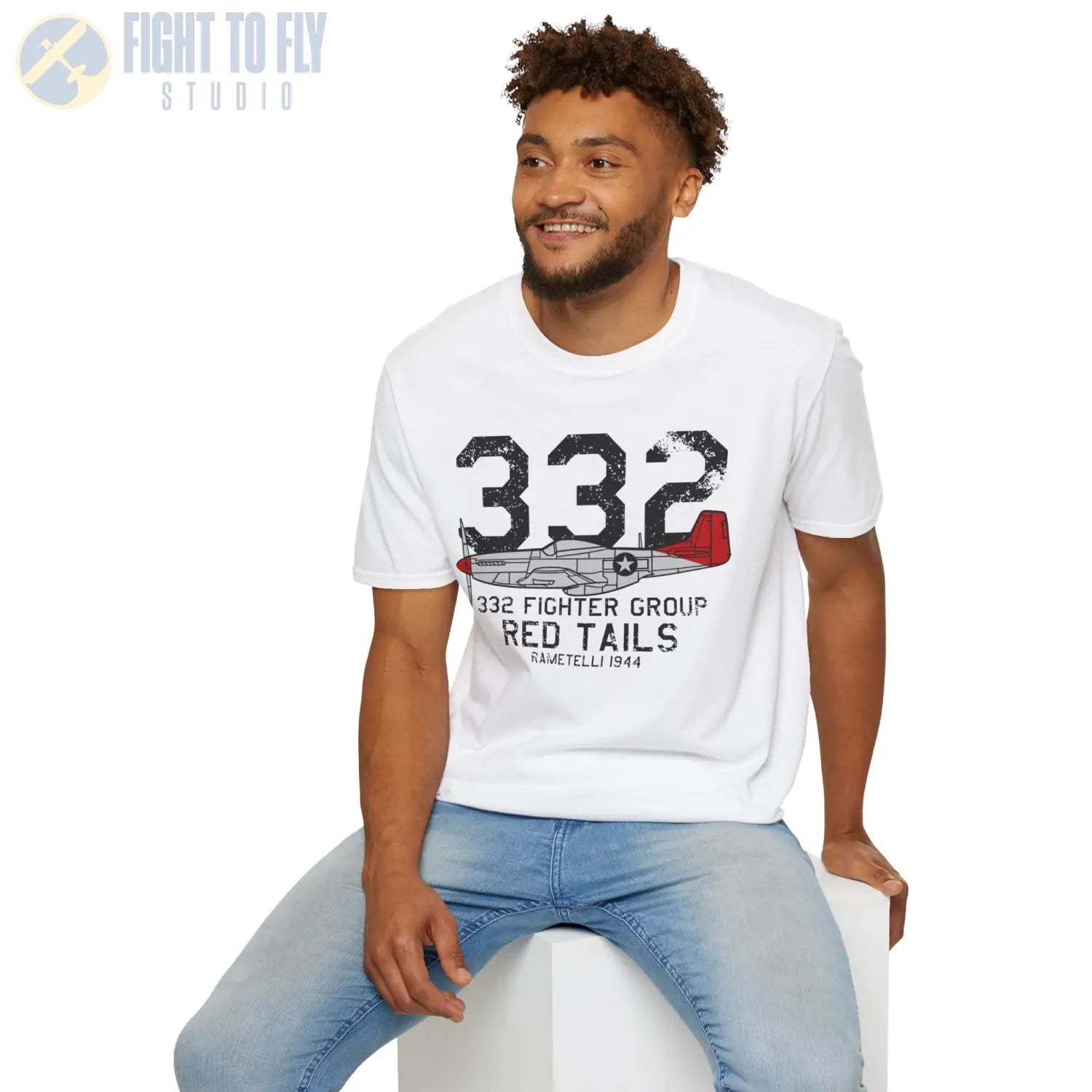 332nd Fighter Group “Red Tails” WWII T-Shirt - Pilot gifts - warbird t-shirt