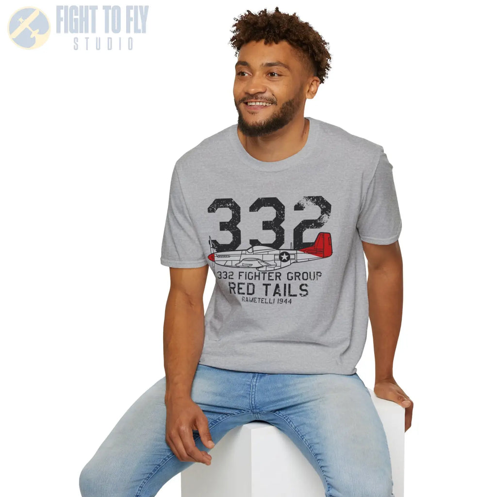 332nd Fighter Group “Red Tails” WWII T-Shirt - Pilot gifts - warbird t-shirt
