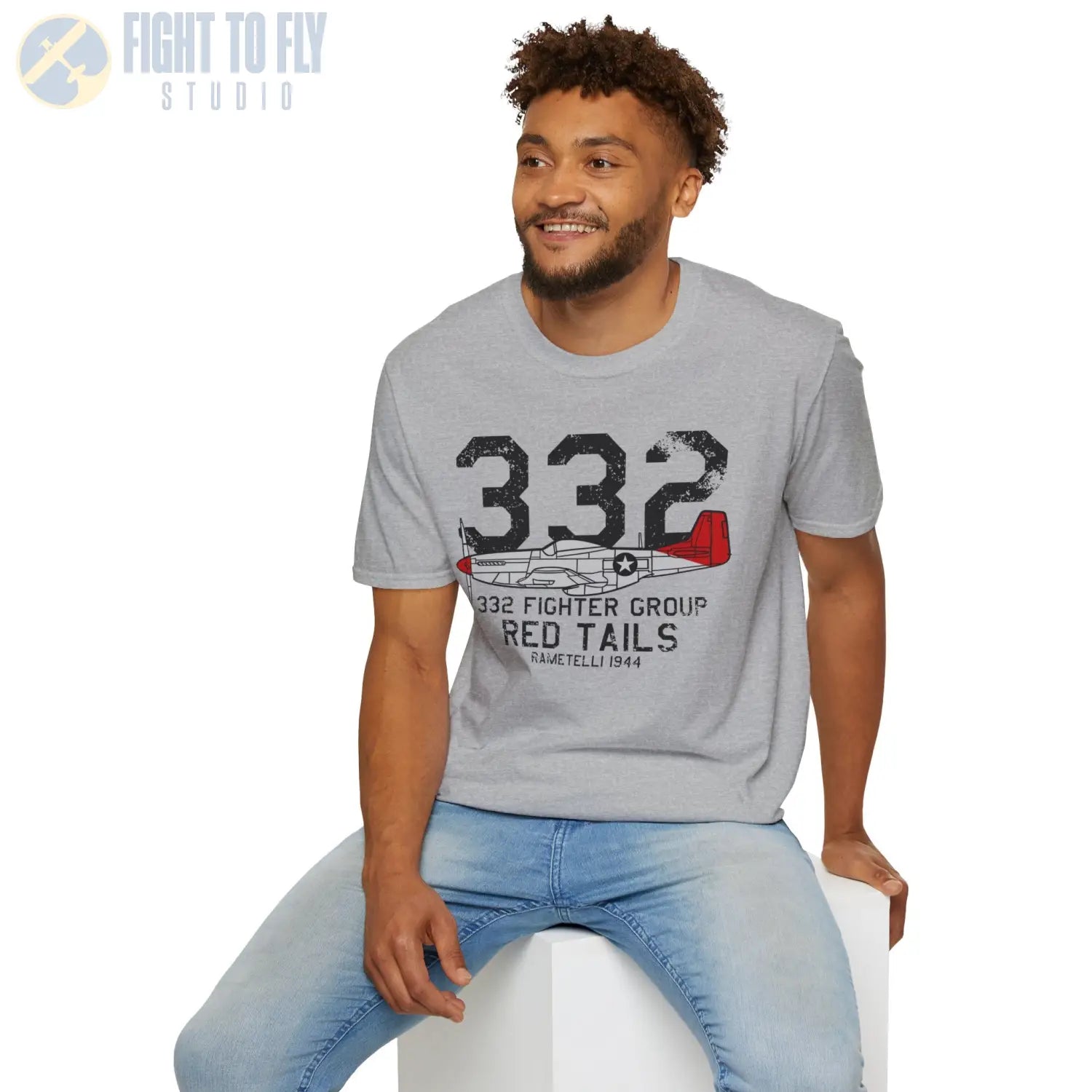 332nd Fighter Group “Red Tails” WWII T-Shirt - Pilot gifts - warbird t-shirt
