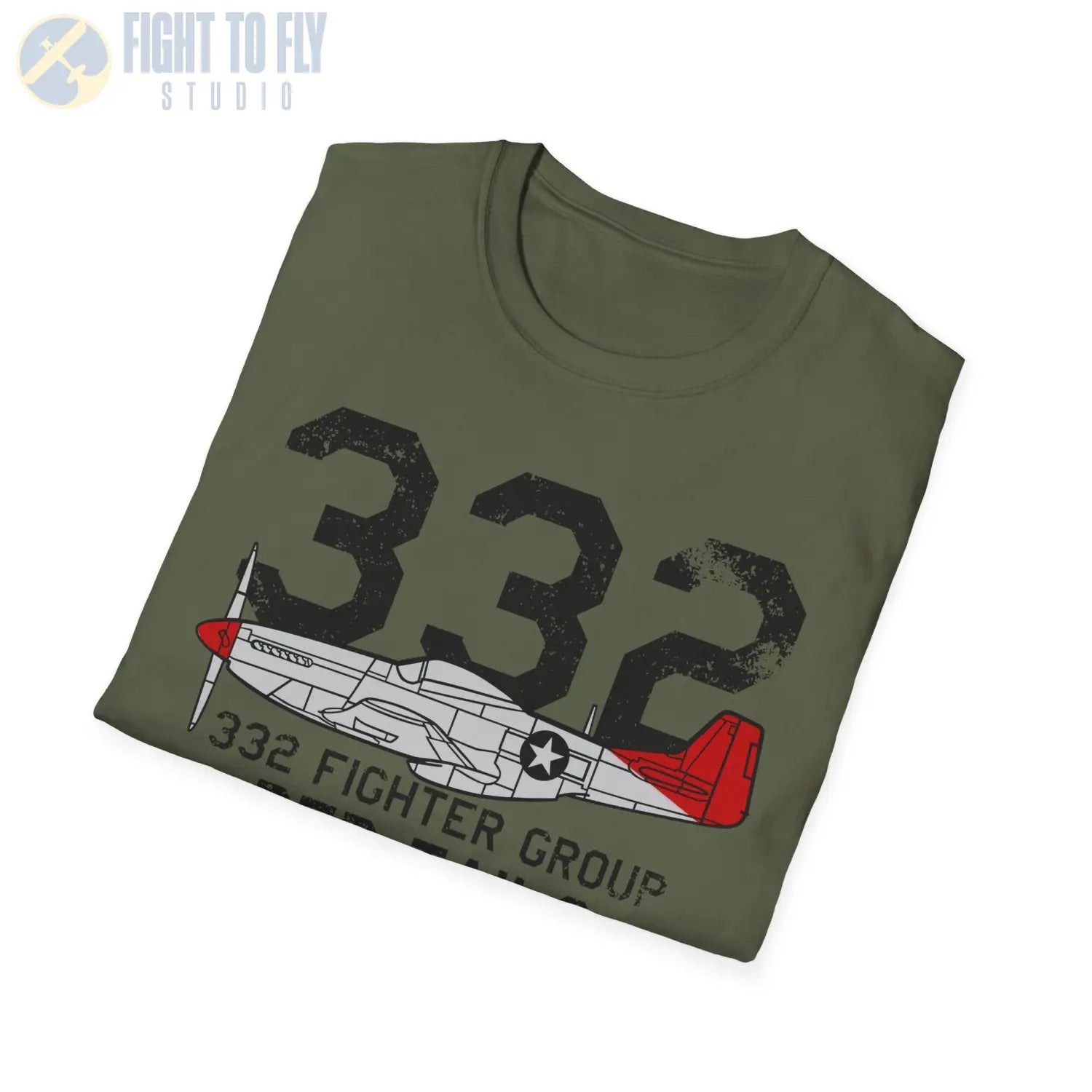 332nd Fighter Group “Red Tails” WWII T-Shirt - Pilot gifts - warbird t-shirt