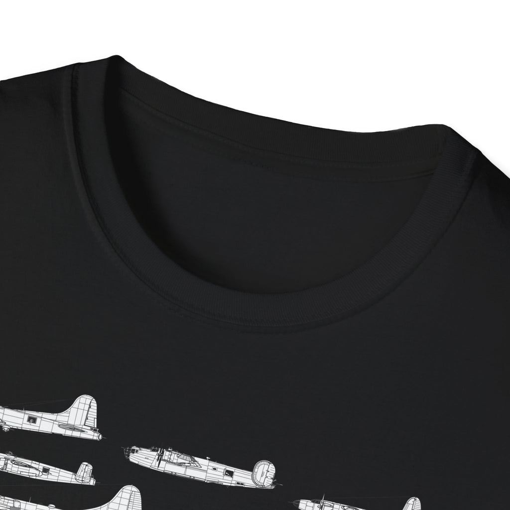 Lineage of USAF Bombers Evolution Tee