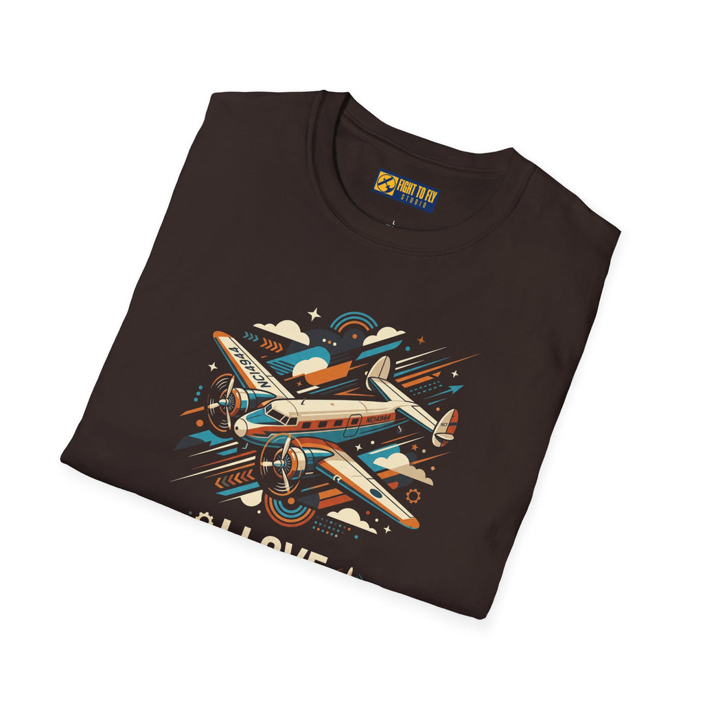 I Love the Sound of Round Engines Lockheed Electra Jr Tee